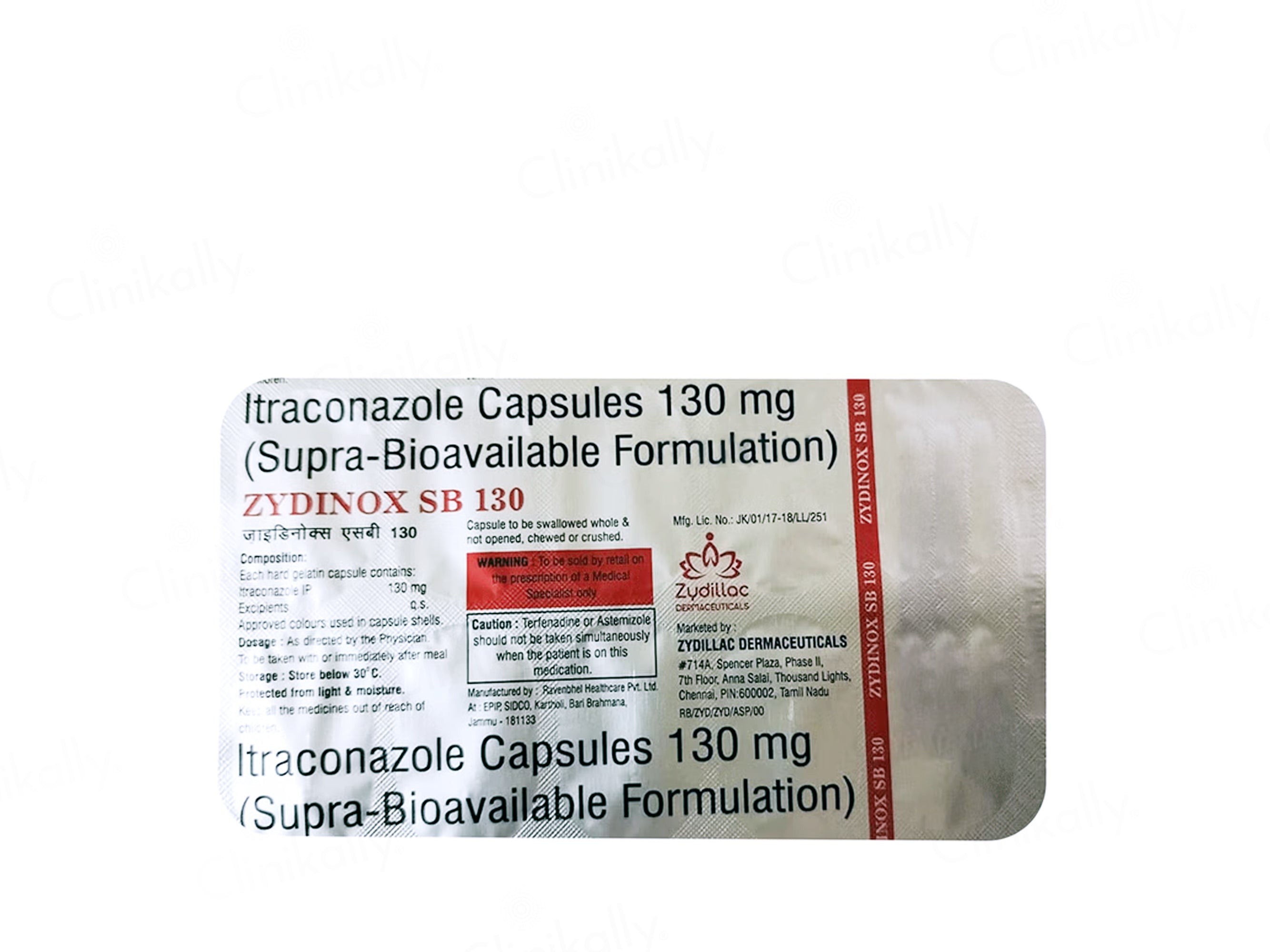 Zydinox SB 130 Capsule