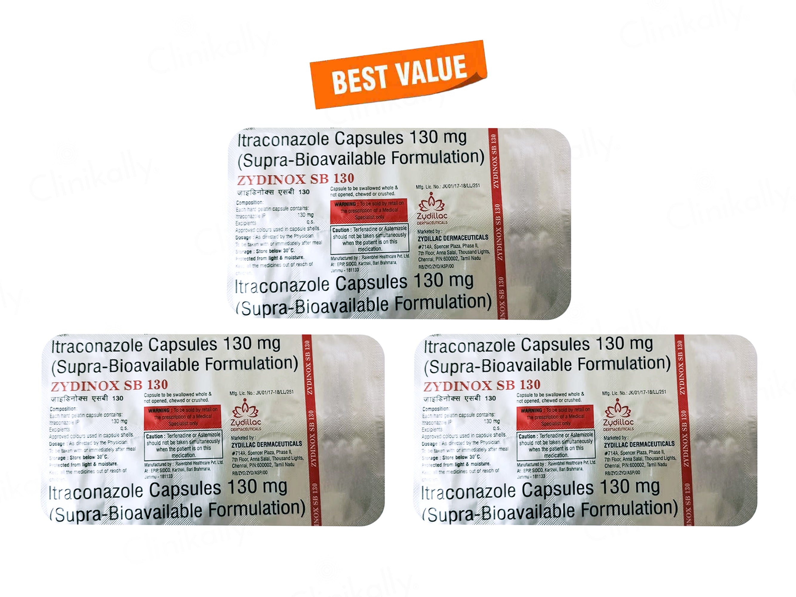 Zydinox SB 130 Capsule