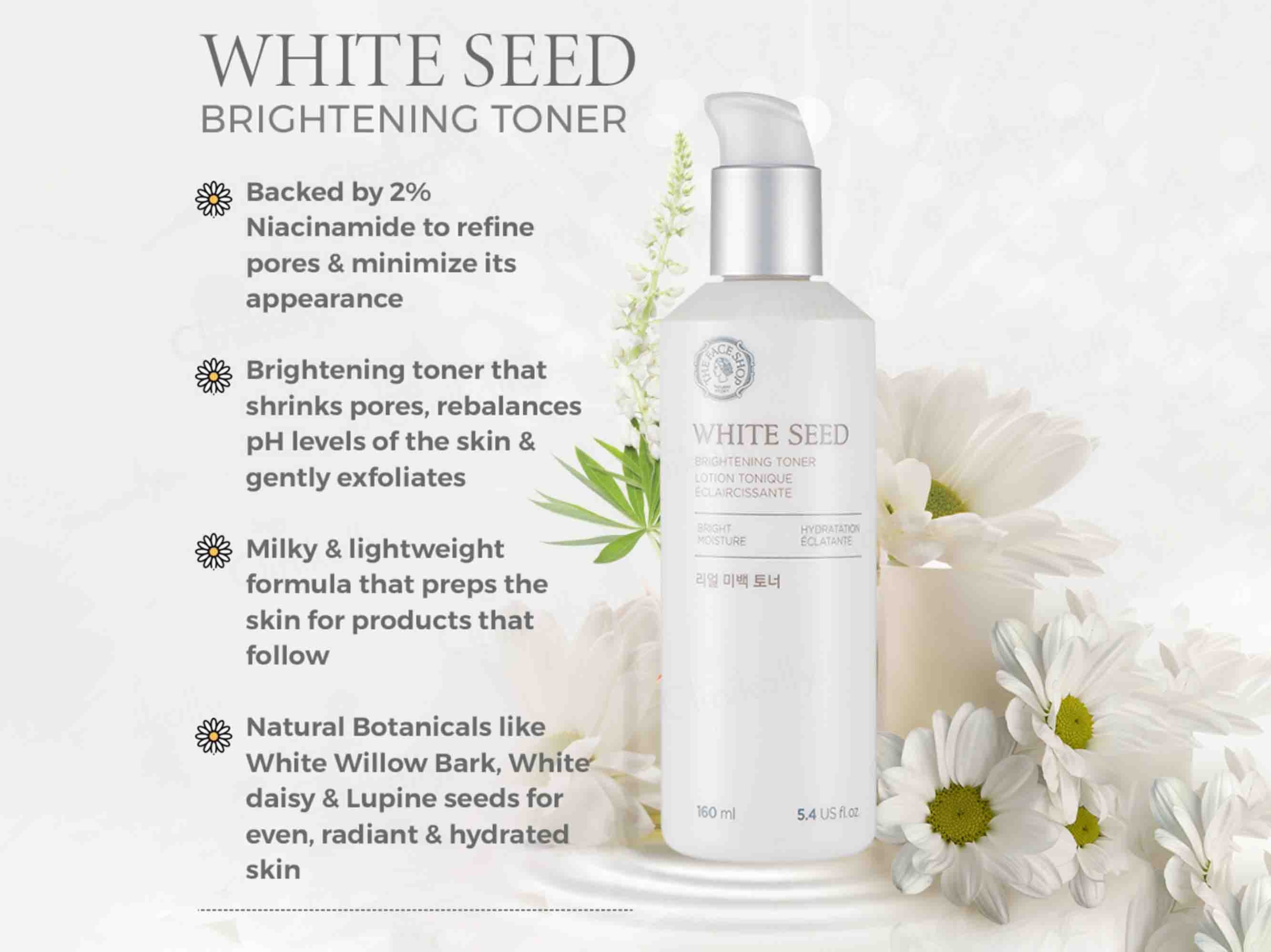 The Face Shop White Seed Brightening Toner