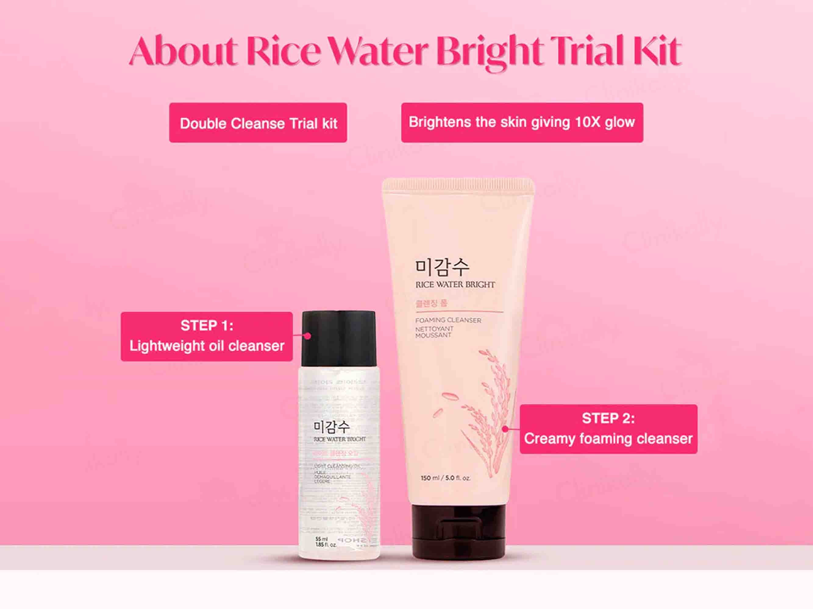 The Face Shop Rice Water Bright Trial Kit