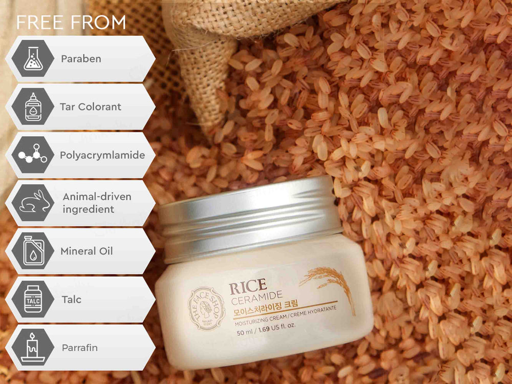 The Face Shop Rice & Ceramide Moisturizing Cream