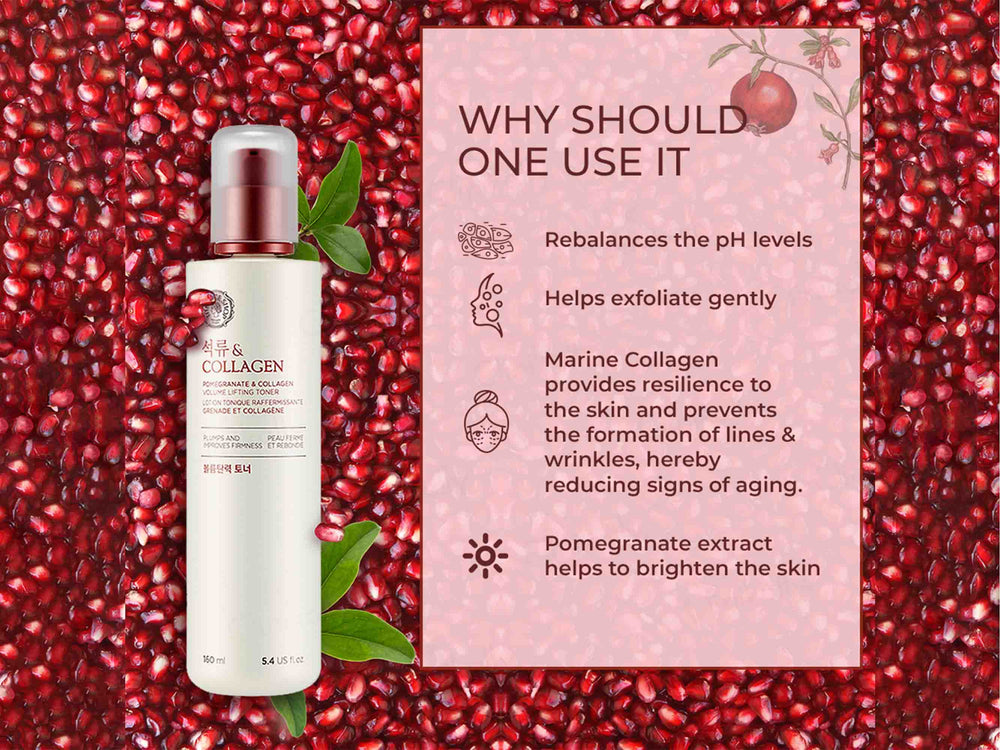 The Face Shop Pomegranate & Collagen Volume Lifting Toner