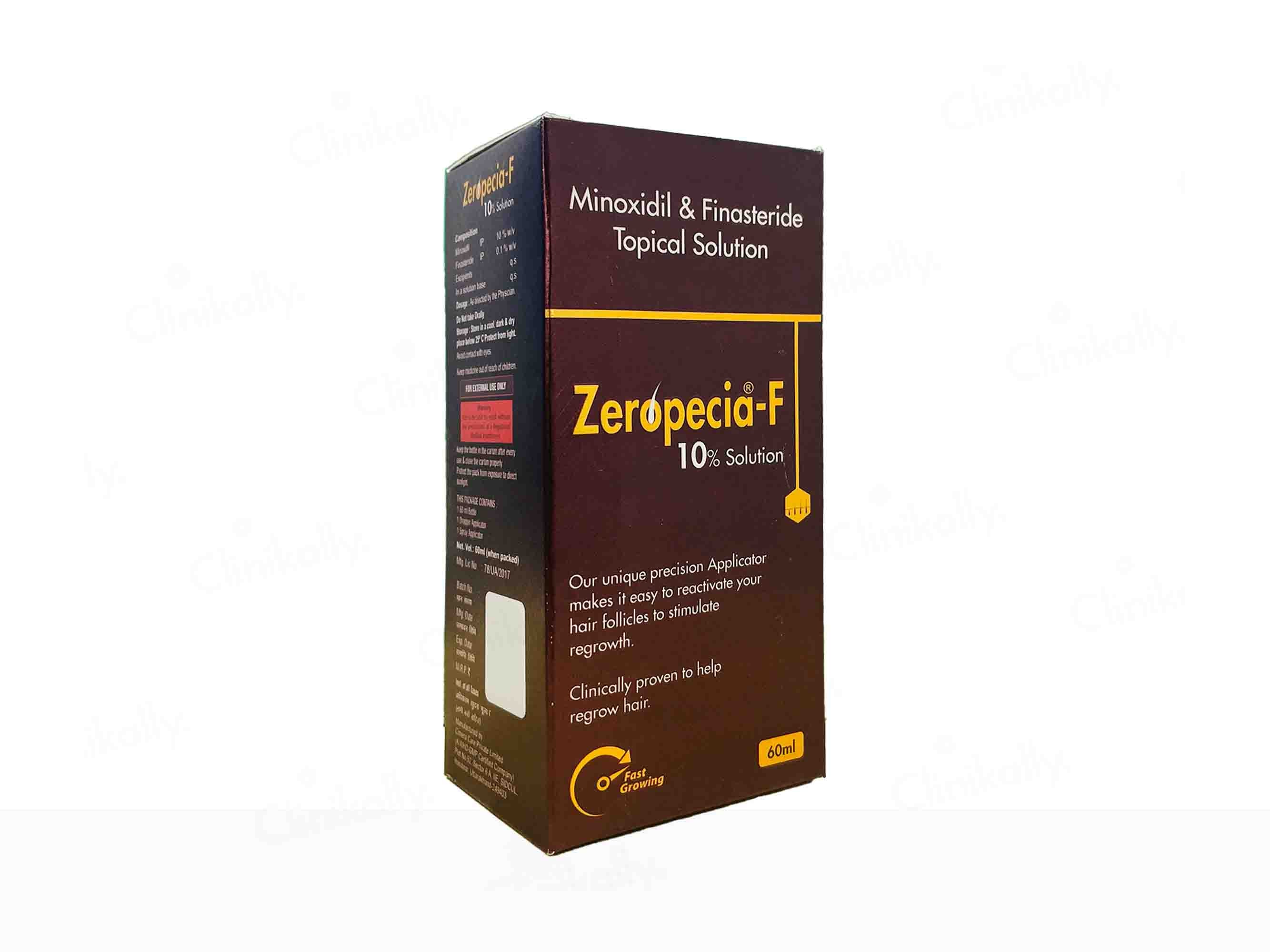 Zeropecia F 10% Topical Solution - Clinikally