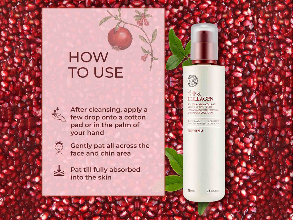 The Face Shop Pomegranate & Collagen Volume Lifting Toner