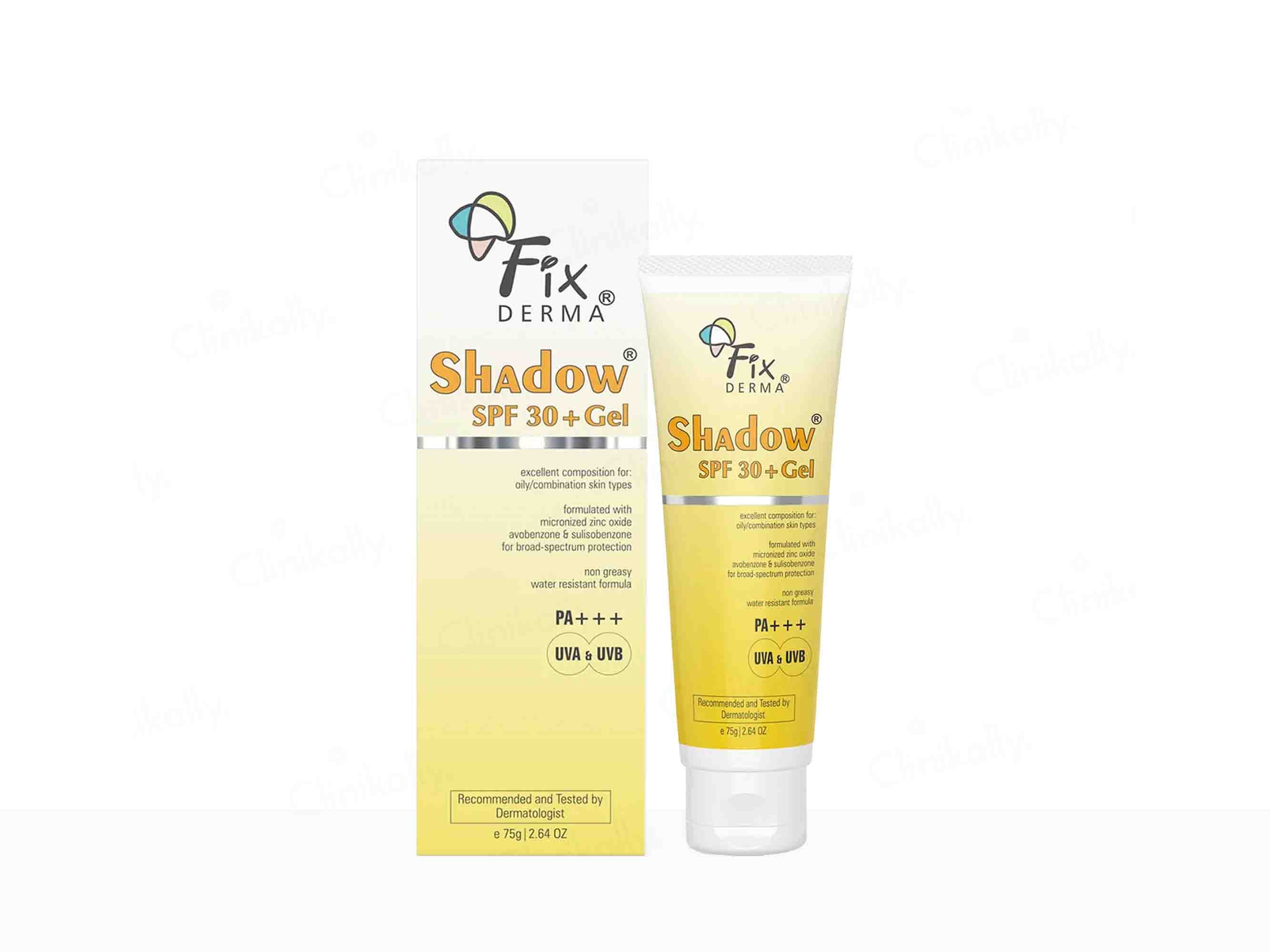 Fixderma Shadow SPF 30+ PA+++ Gel