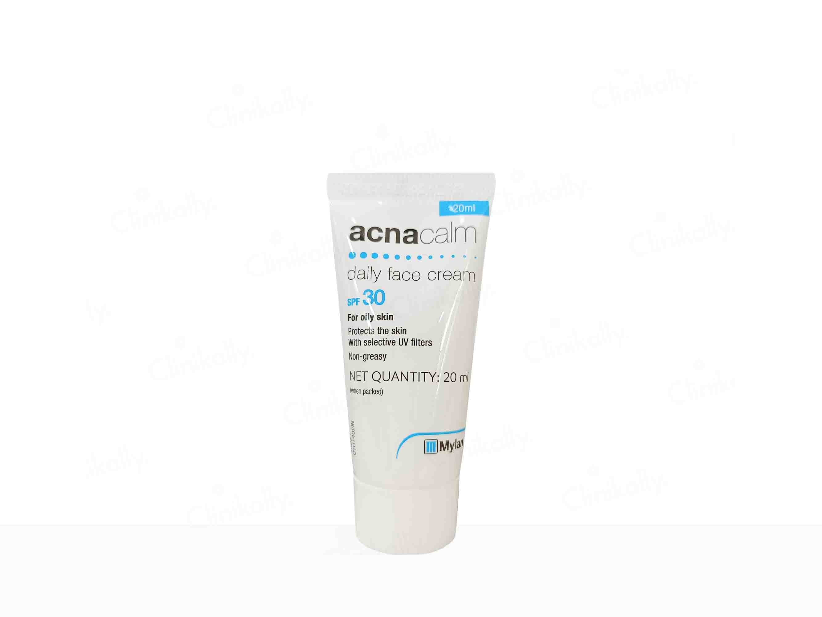 Acnacalm Daily Face Cream SPF 30 - Clinikally