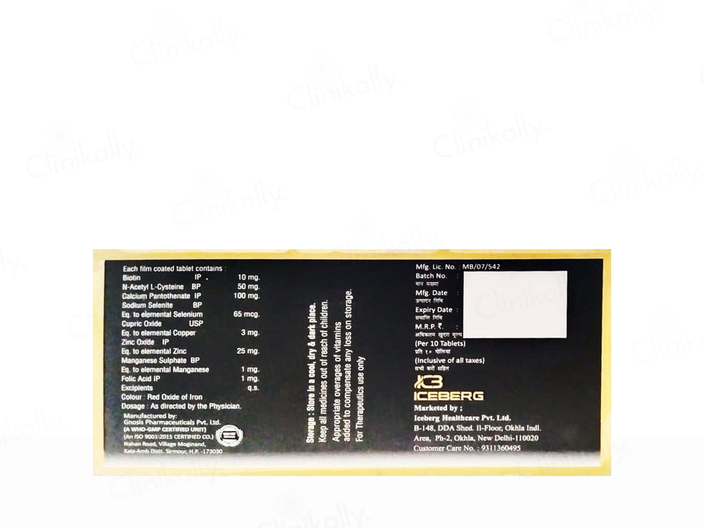 Bioberg Ultra Hair Supplement Tablet