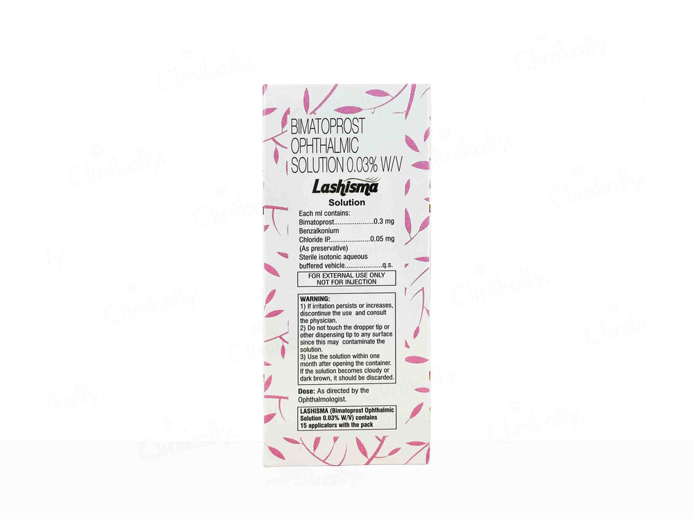 Lashisma Solution - Clinikally