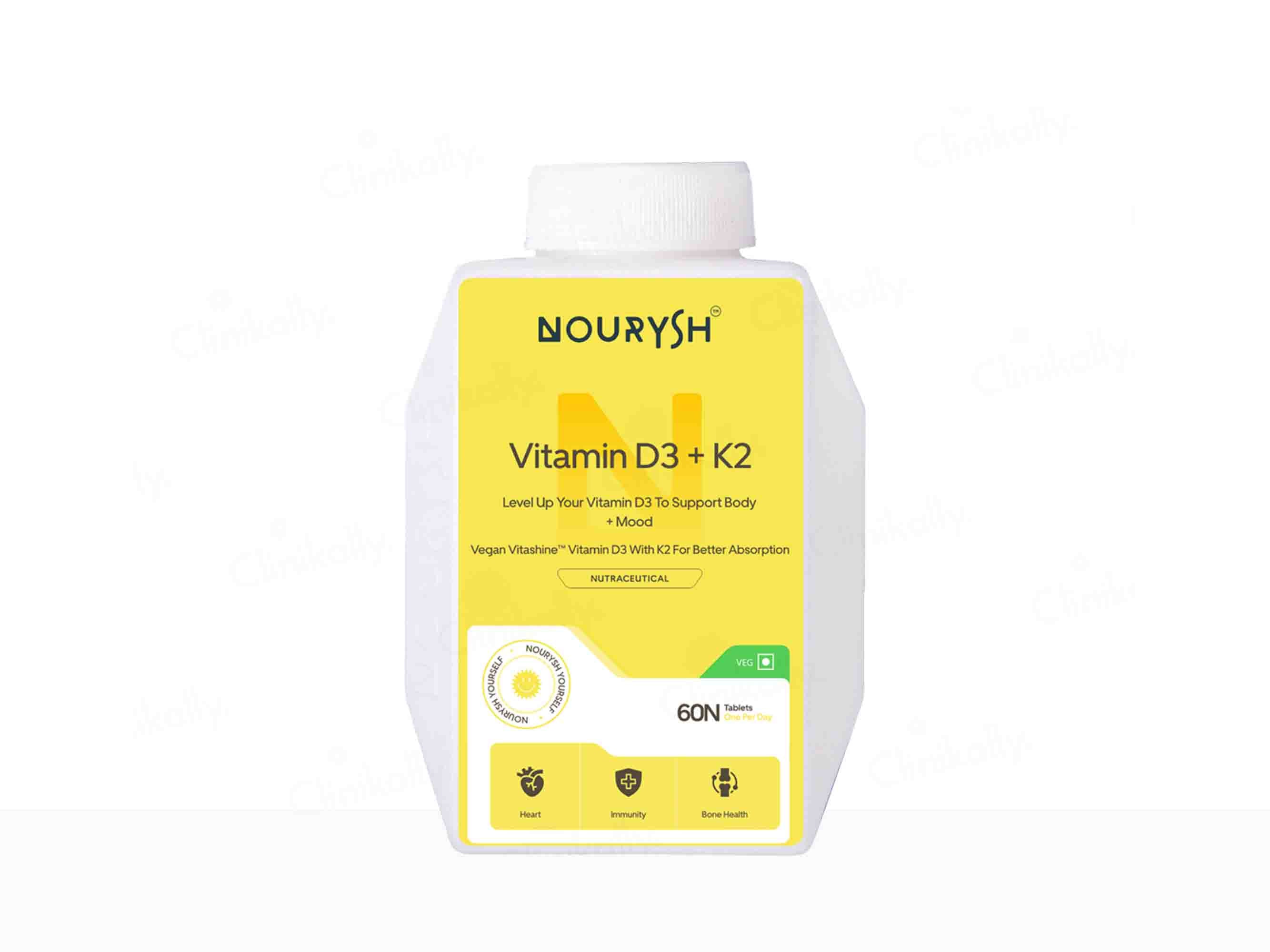 Nourysh Vitamin D3 + Vitamin K2 Tablet