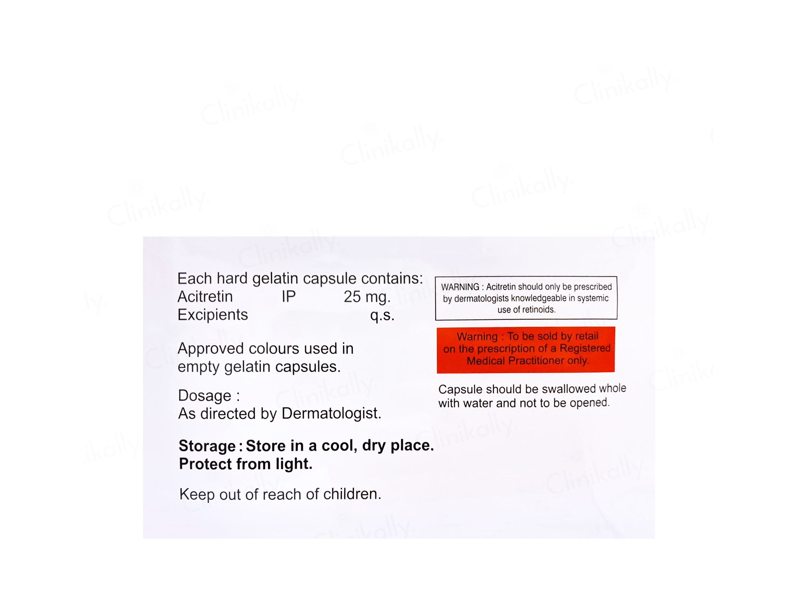 Soretin 25mg Capsule