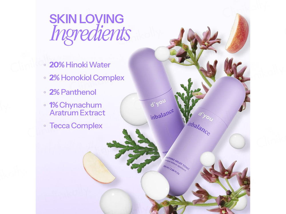 d'you Inbalance Soothing Milky Tonic