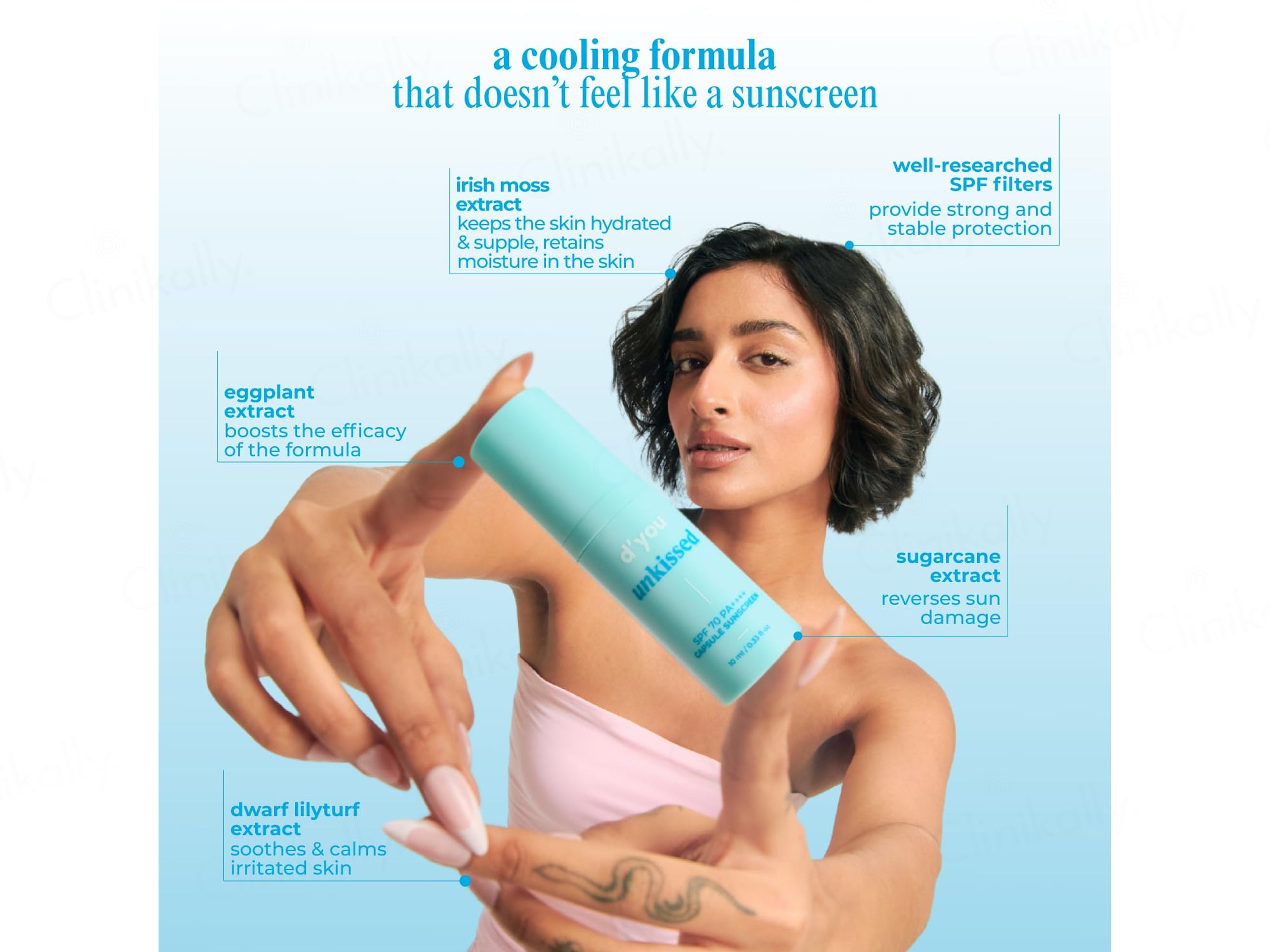 d'you Unkissed Capsule Sunscreen SPF 70+ PA++++