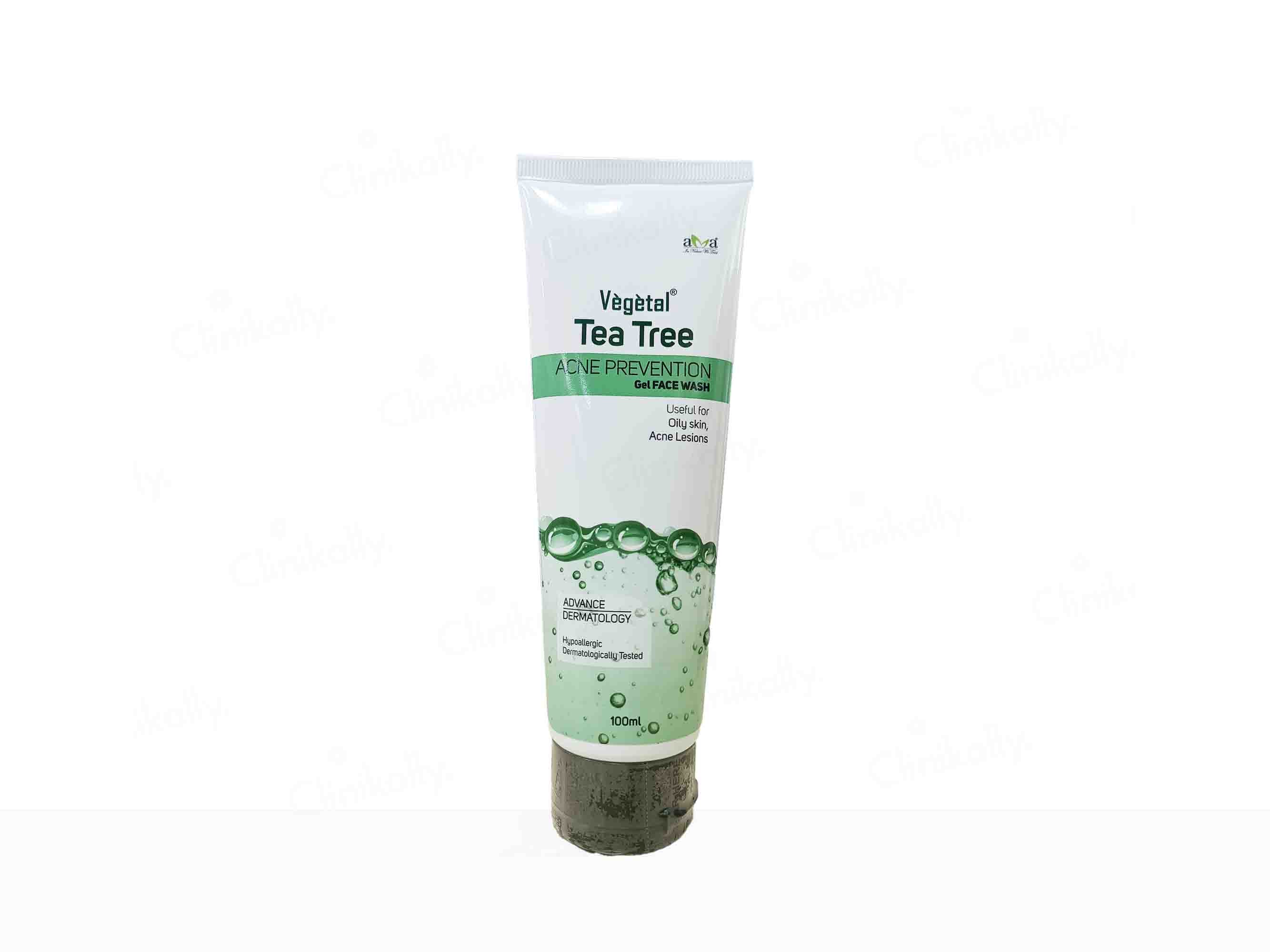 Vegetal Tea Tree Acne Prevention Gel Face Wash