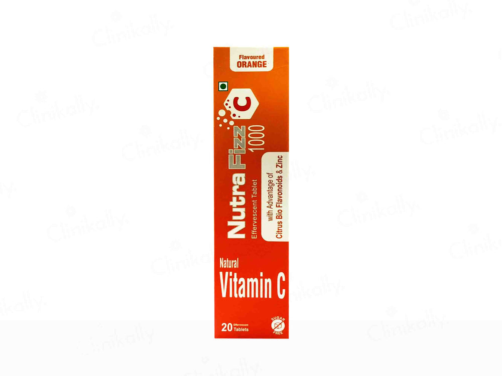 Nutra Fizz C 1000 Effervescent Tablet - Orange Flavour