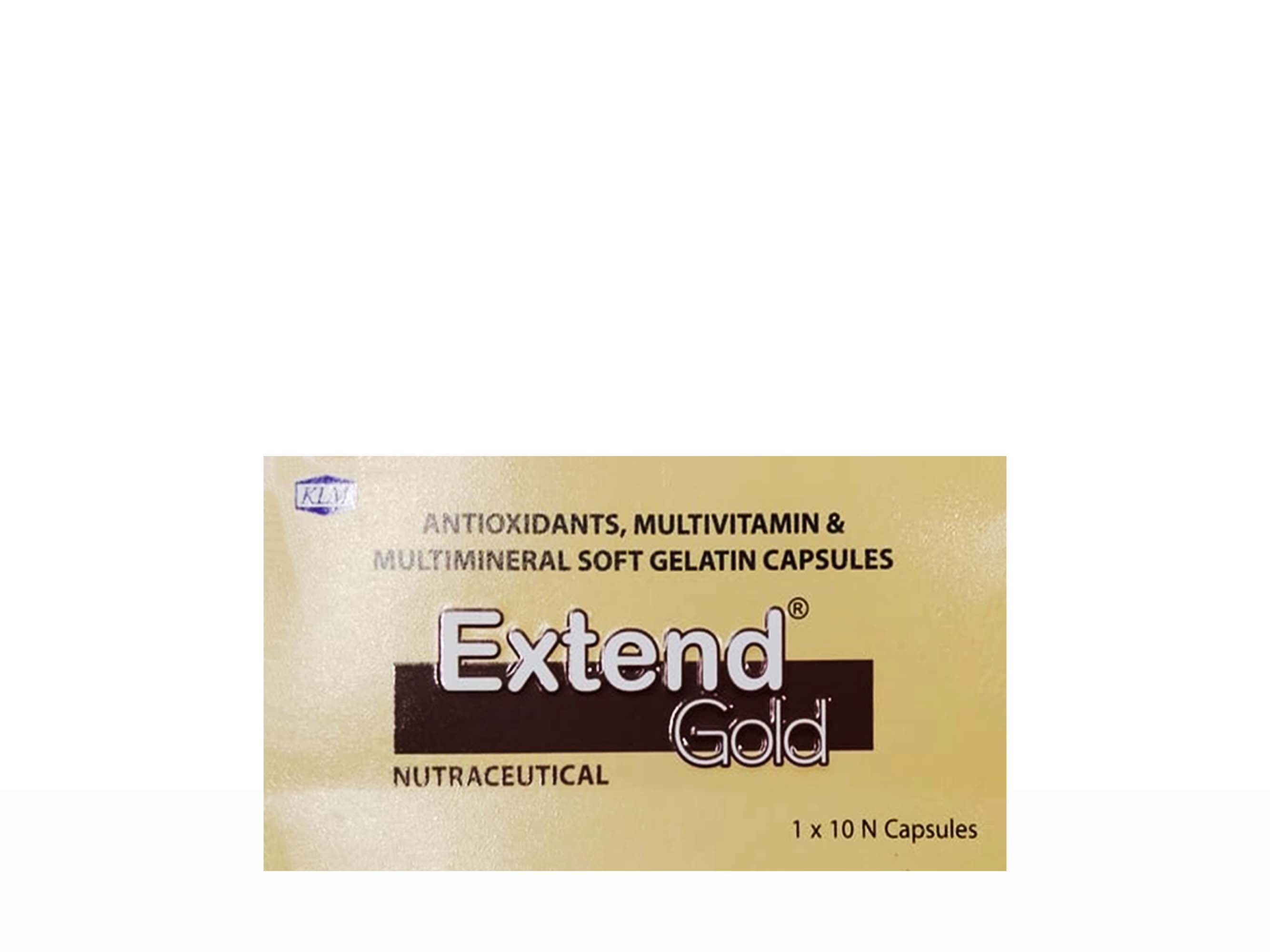 Extend Gold Soft Gelatin Capsule
