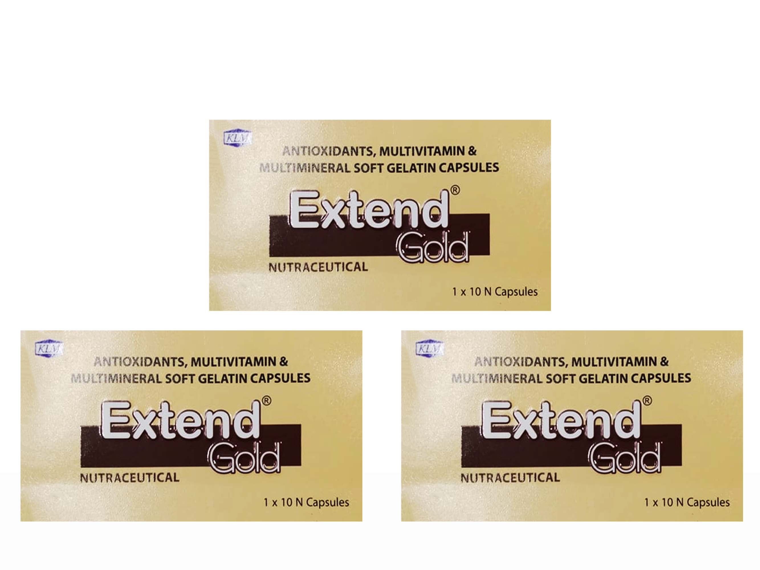 Extend Gold Soft Gelatin Capsule