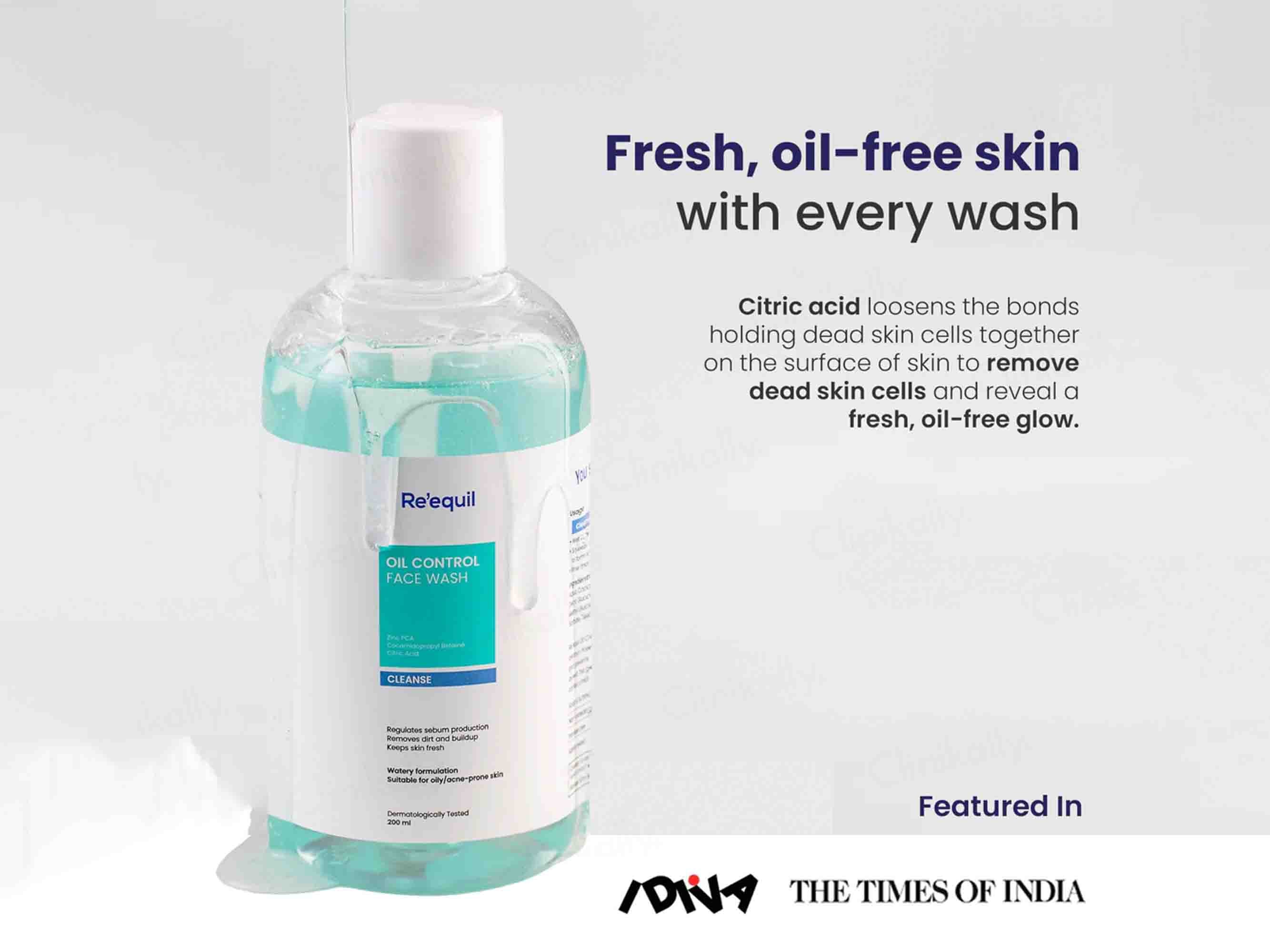 Re'equil Oil Control Face Wash