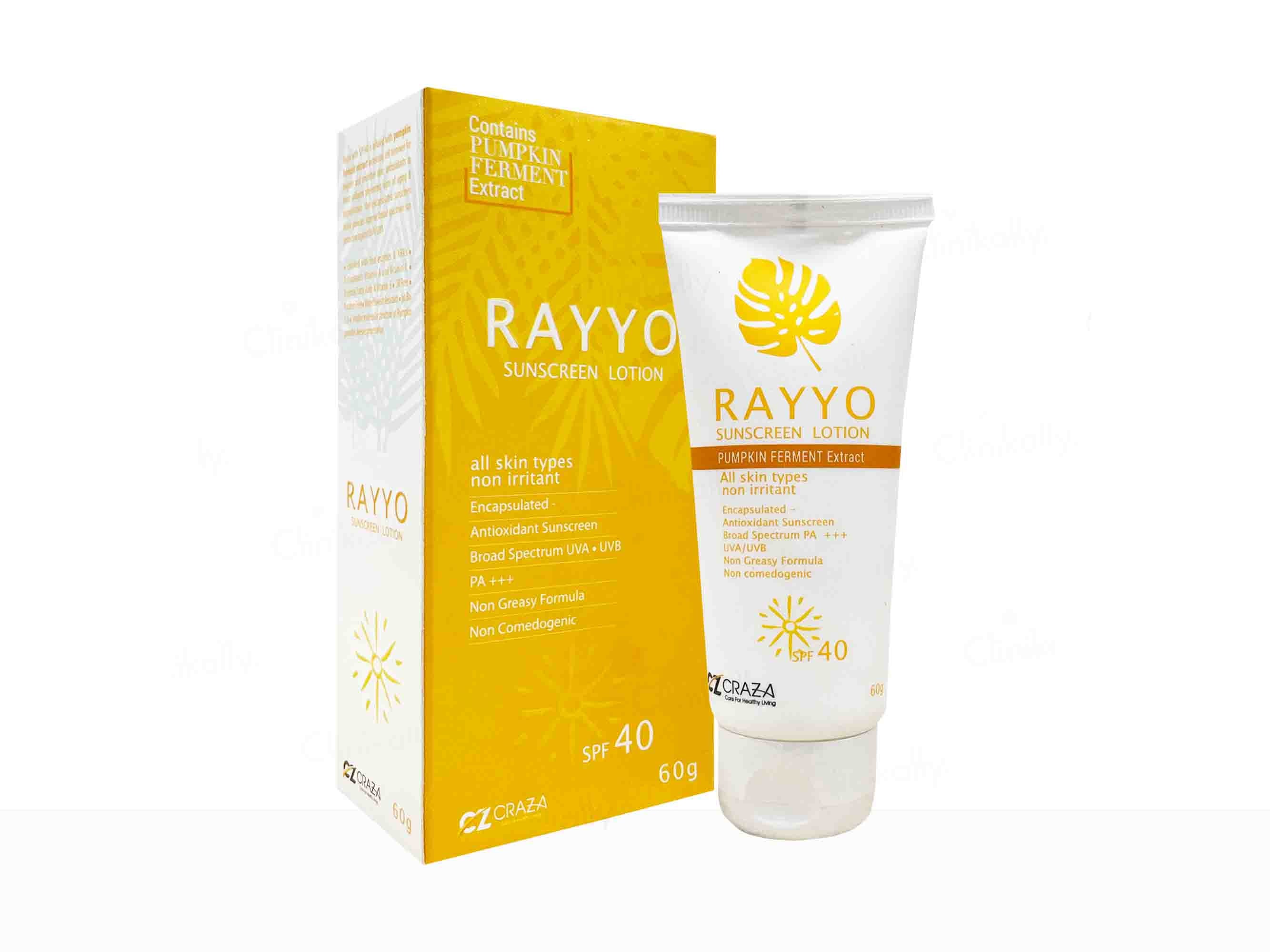 Rayyo Sunscreen Lotion SPF 40
