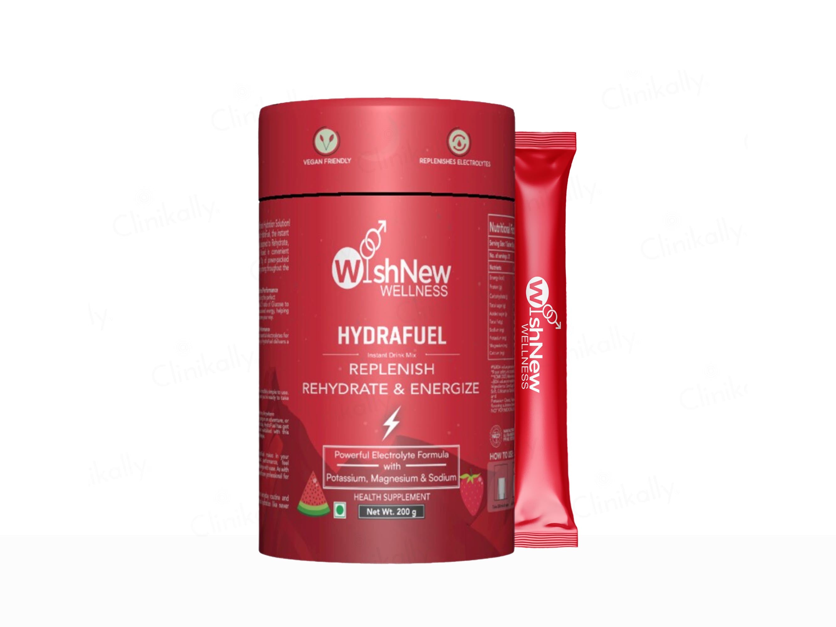WishNew Wellness Hydrafuel Instant Energy Drink Mix