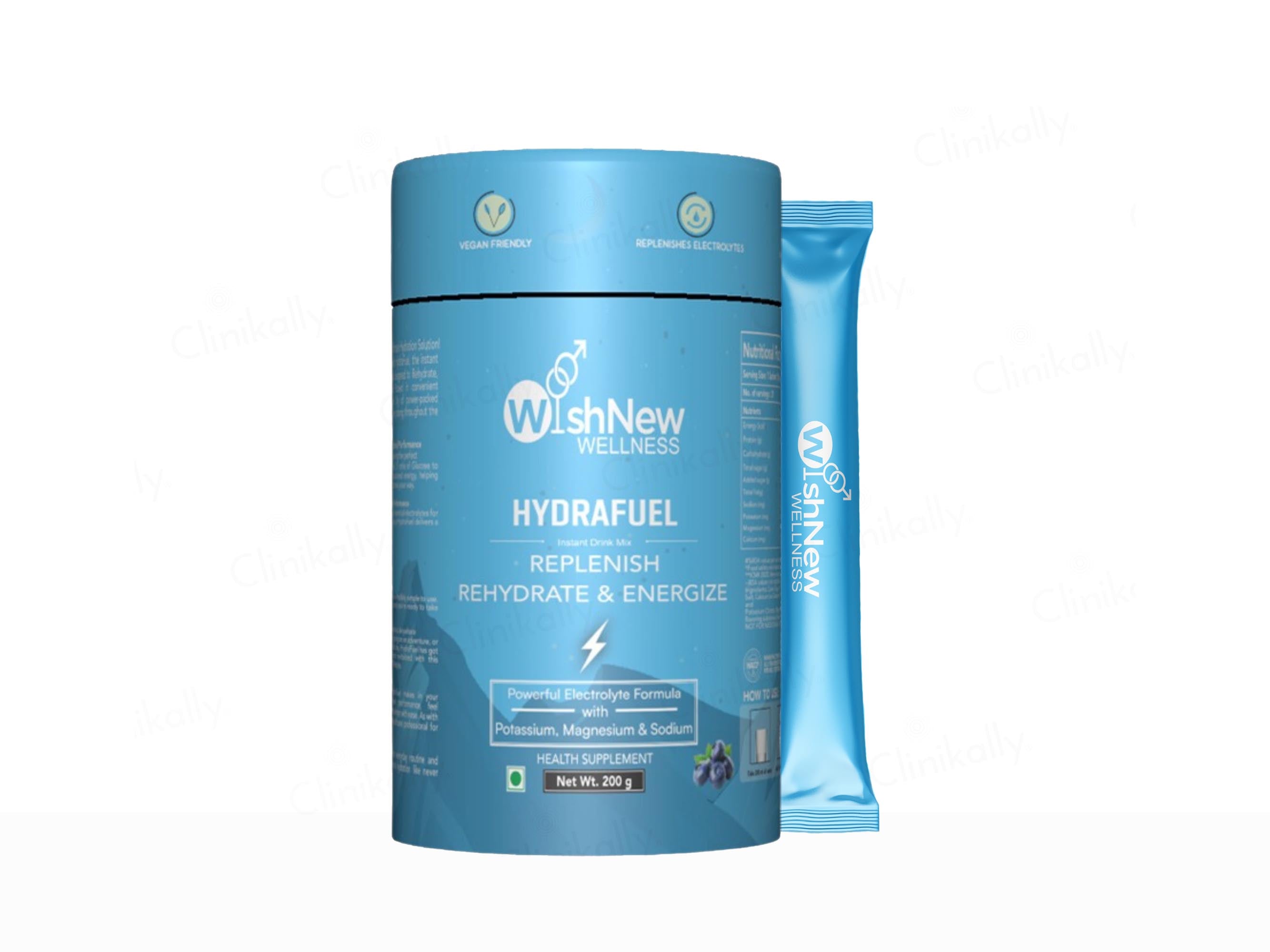 WishNew Wellness Hydrafuel Instant Energy Drink Mix