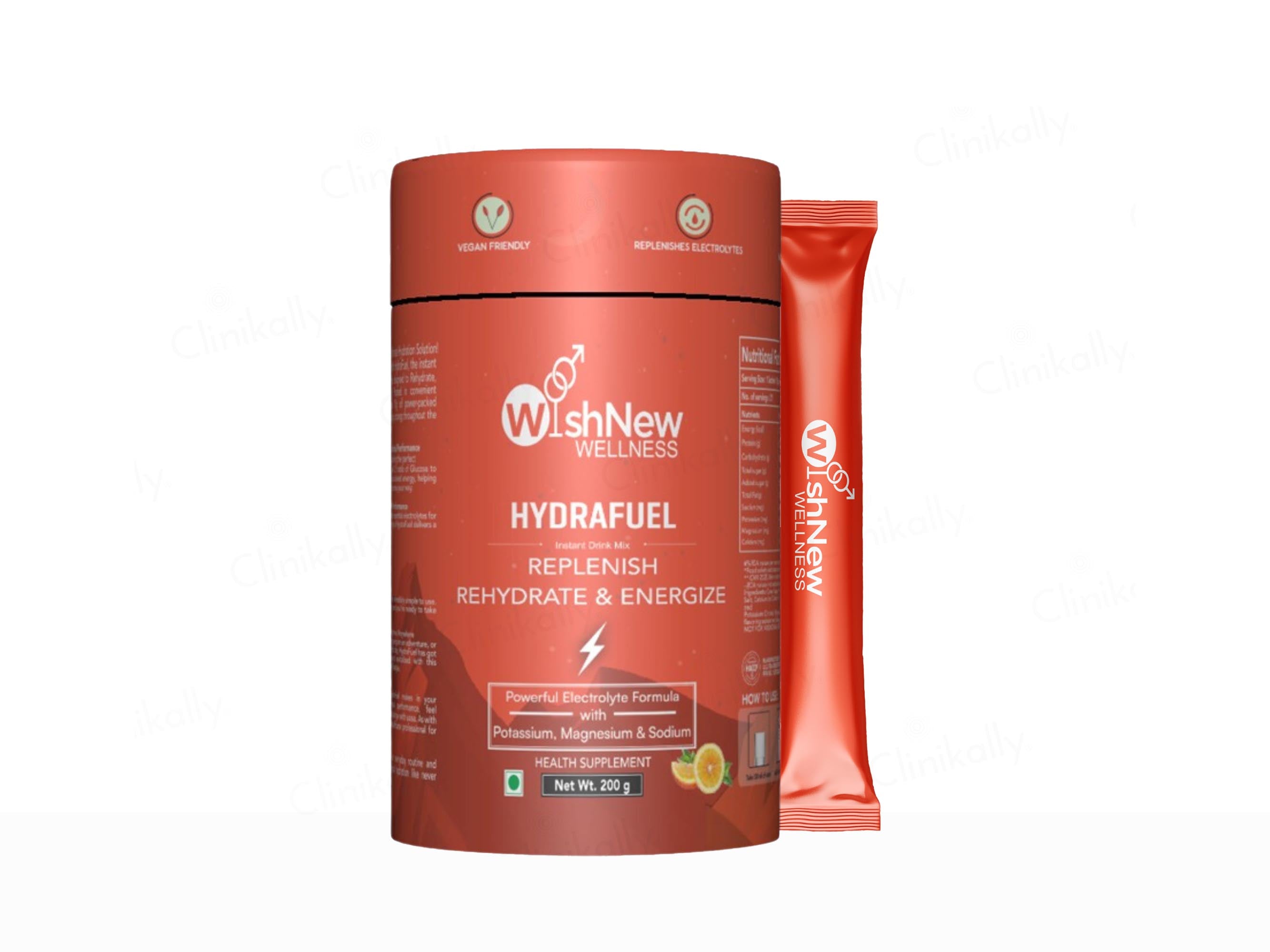 WishNew Wellness Hydrafuel Instant Energy Drink Mix