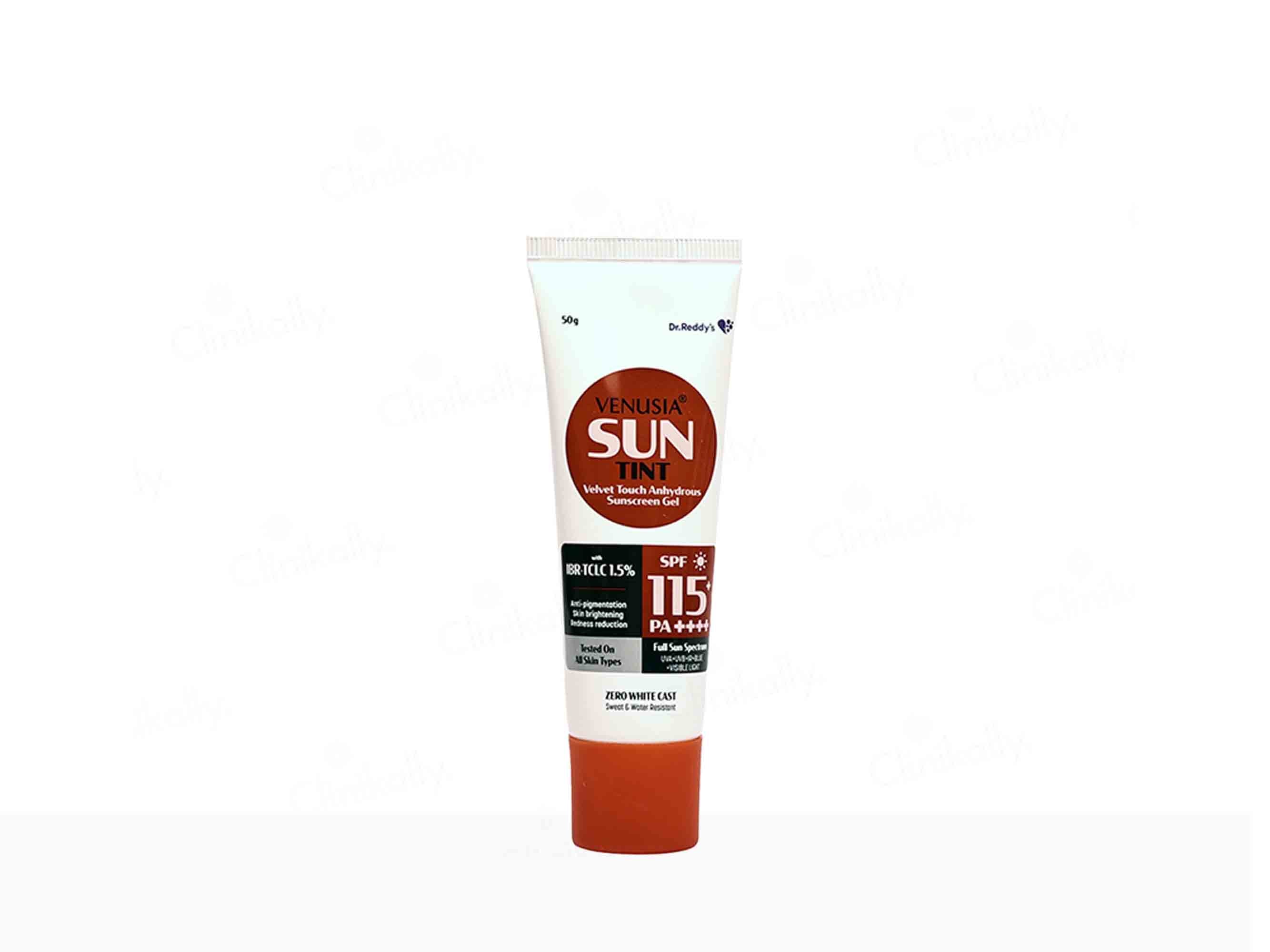 Venusia Sun Tint Velvet Touch Sunscreen Gel SPF 115+ PA++++