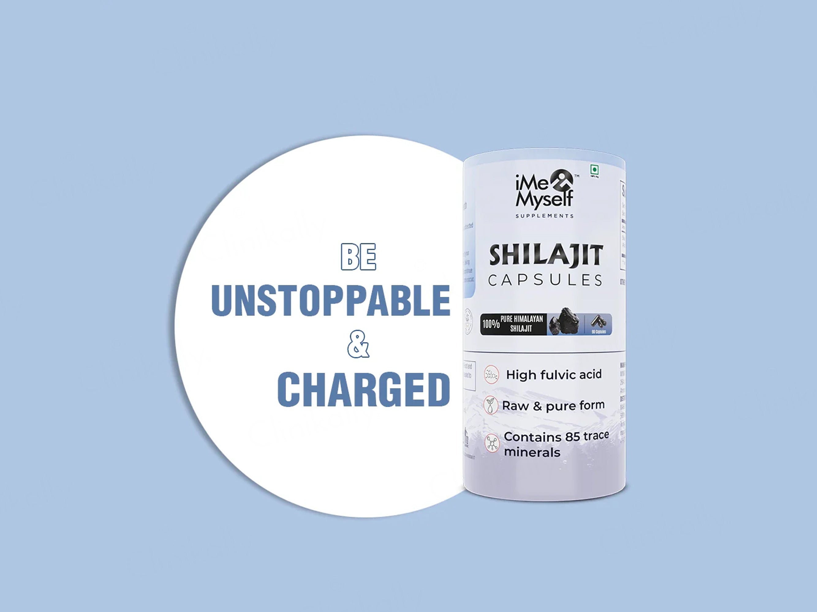 iMeMyself 100% Pure Himalayan Shilajit Dietary Supplement Vegetarian Capsule