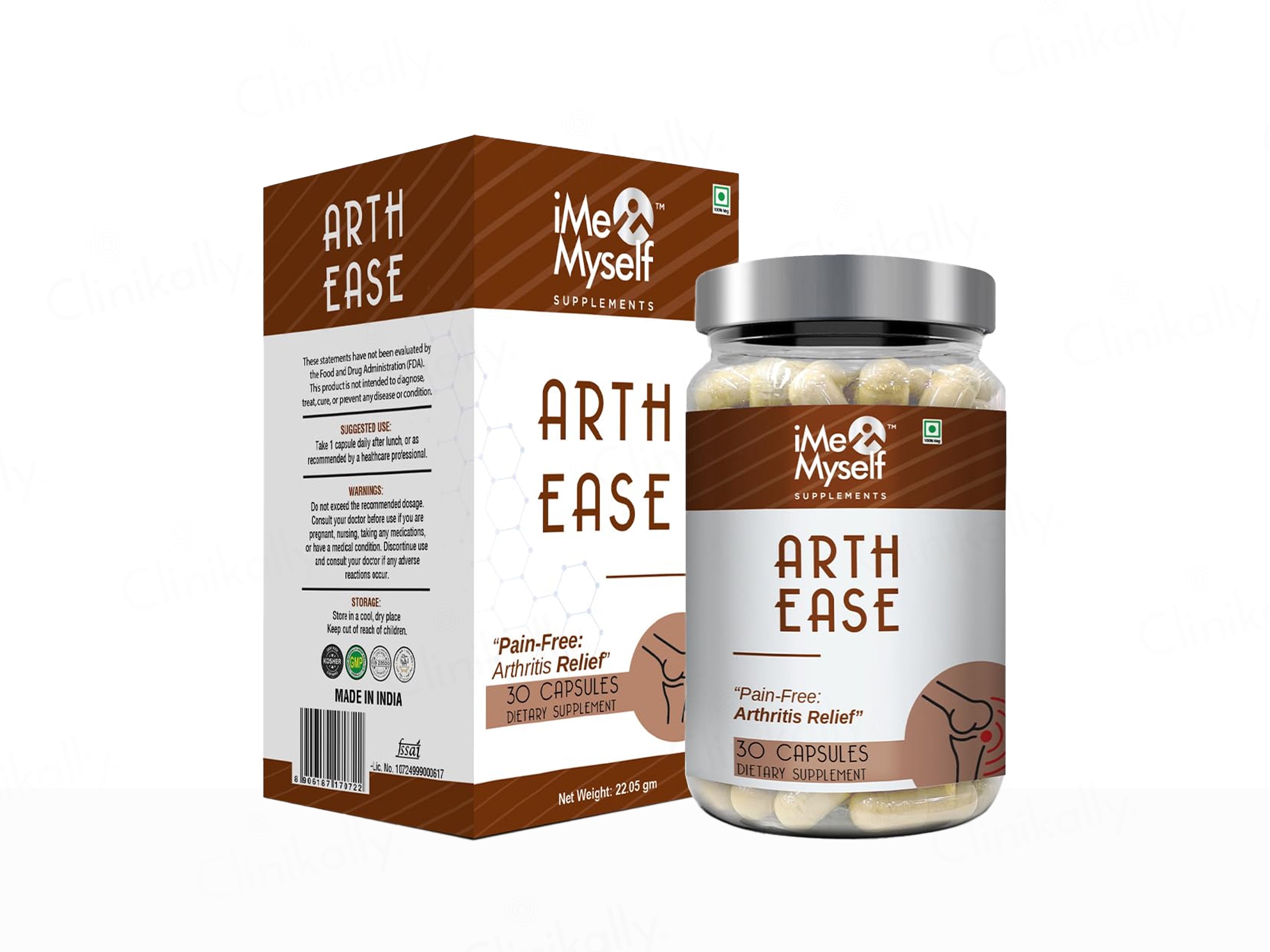 iMeMyself Arth Ease Dietary Supplement Vegetarian Capsule