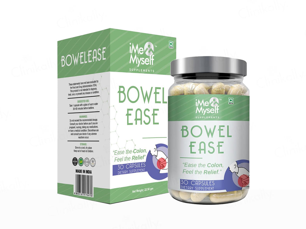 iMeMyself Bowel Ease Dietary Supplement Vegetarian Capsule