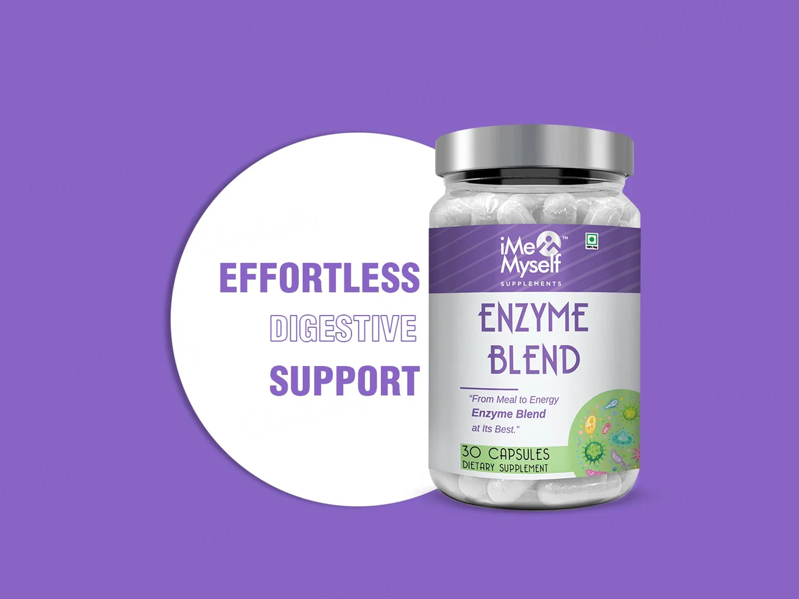 iMeMyself Enzyme Blend Dietary Supplement Vegetarian Capsule