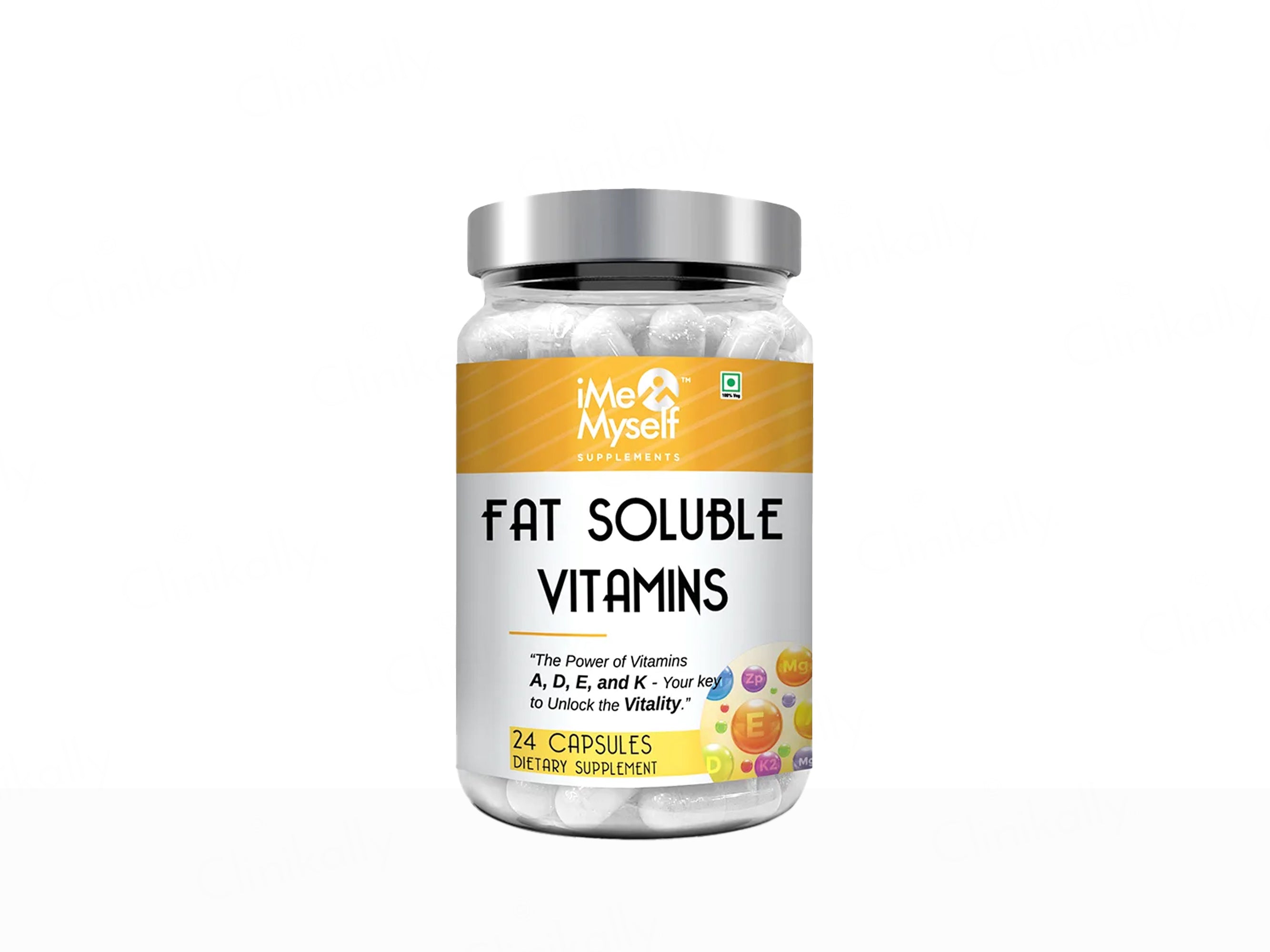 iMeMyself Fat Soluble Vitamins Dietary Supplement Vegetarian Capsule