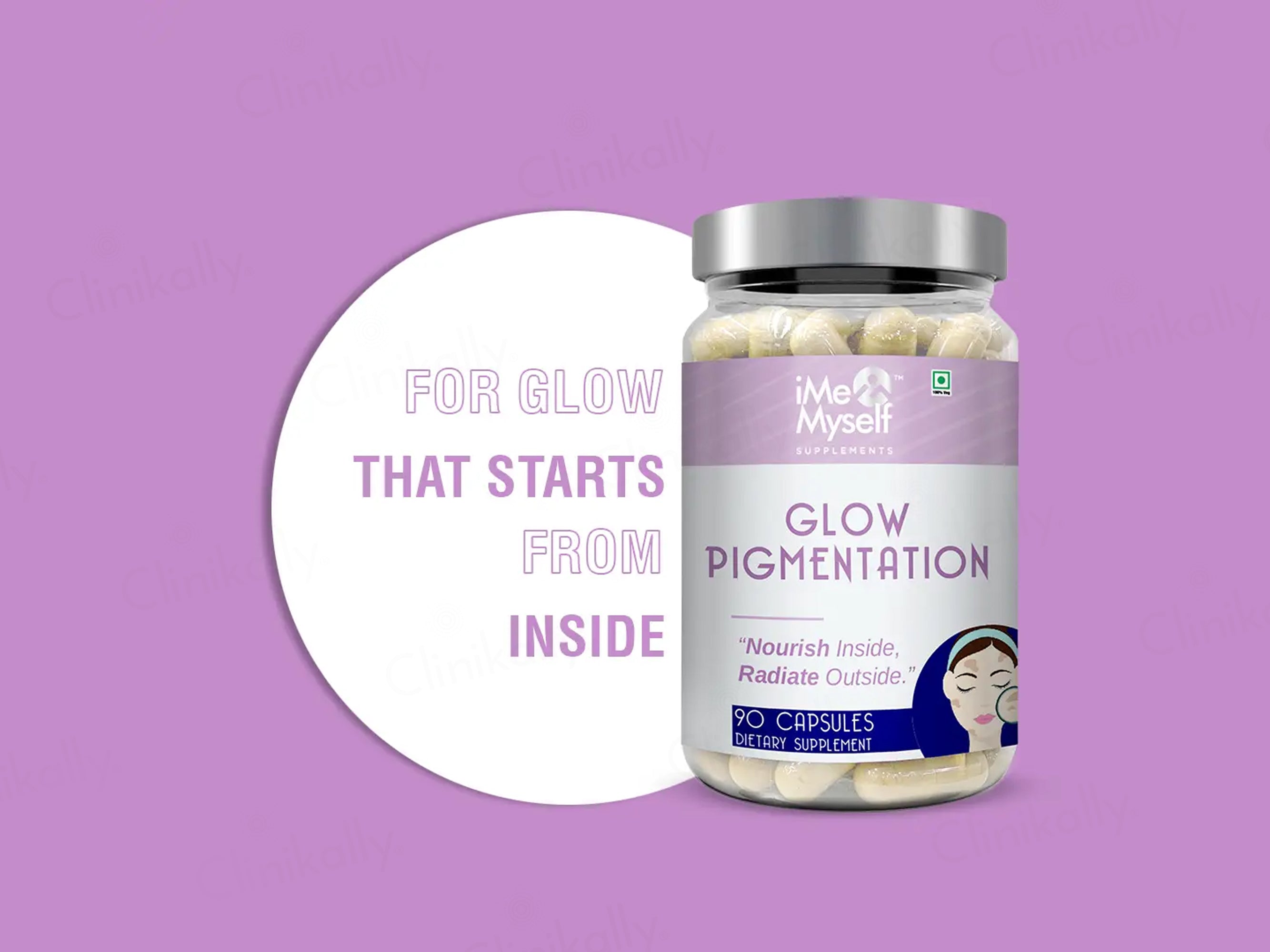 iMeMyself Glow Pigmentation Dietary Supplement Vegetarian Capsule