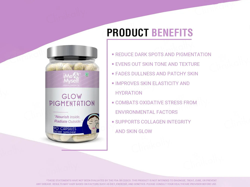 iMeMyself Glow Pigmentation Dietary Supplement Vegetarian Capsule