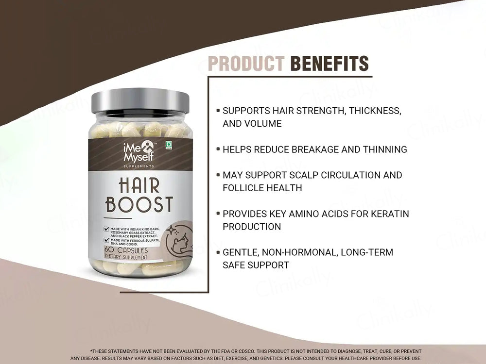 iMeMyself Hair Boost Dietary Supplement Vegetarian Capsule
