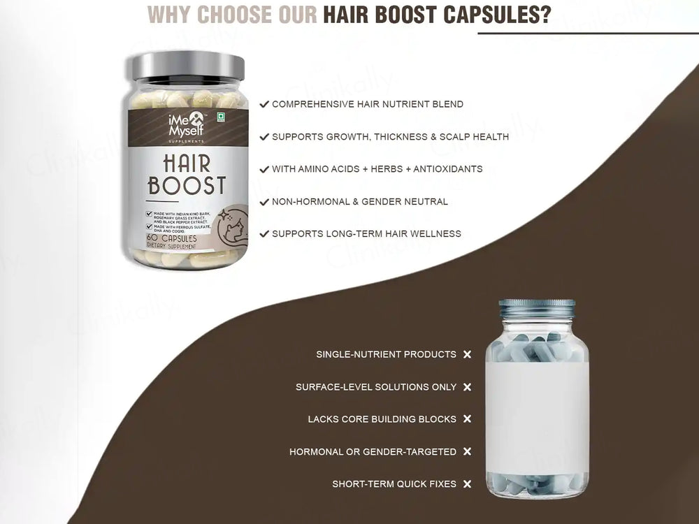 iMeMyself Hair Boost Dietary Supplement Vegetarian Capsule