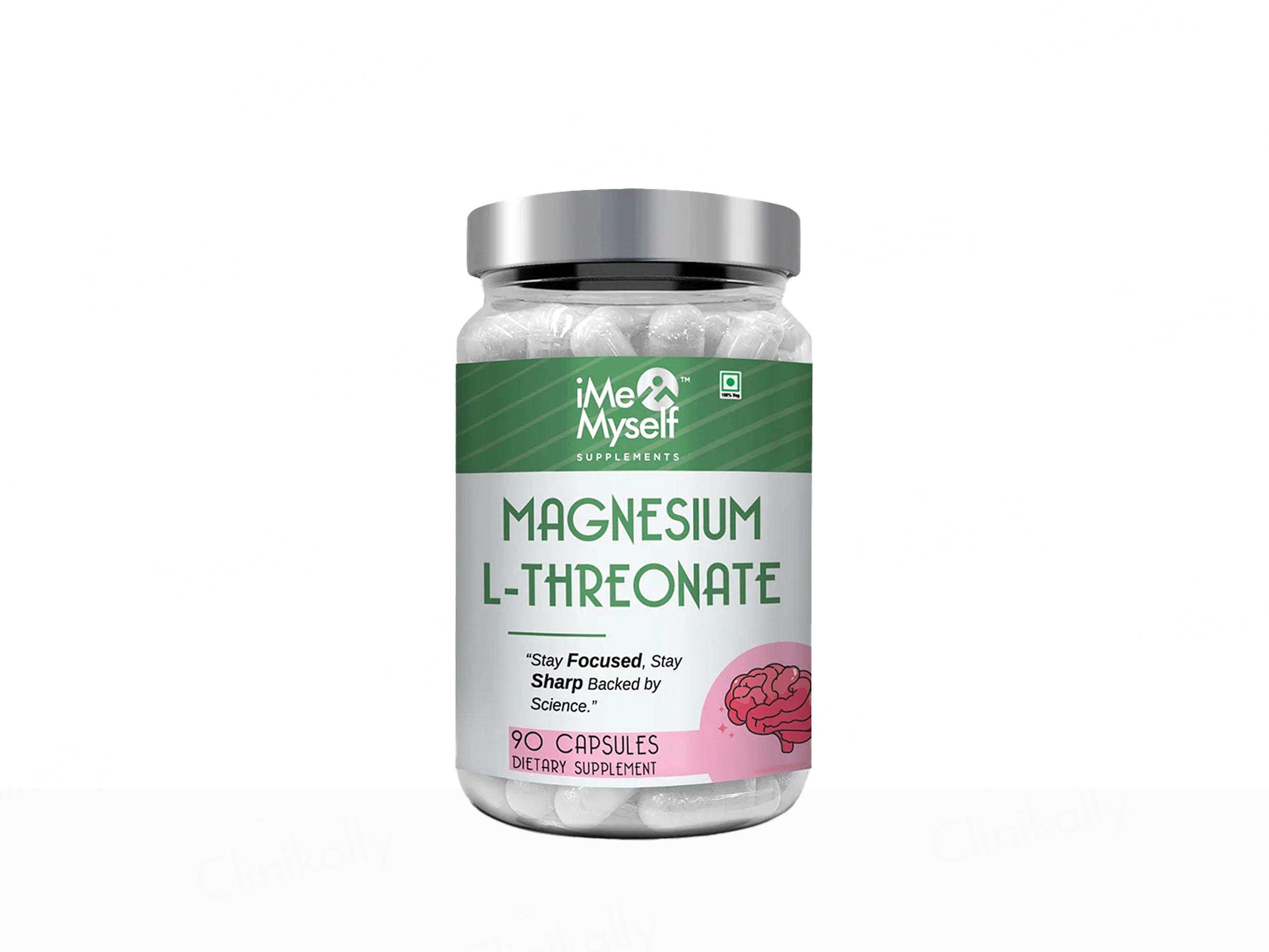 iMeMyself Magnesium L-Threonate Dietary Supplement Vegetarian Capsule