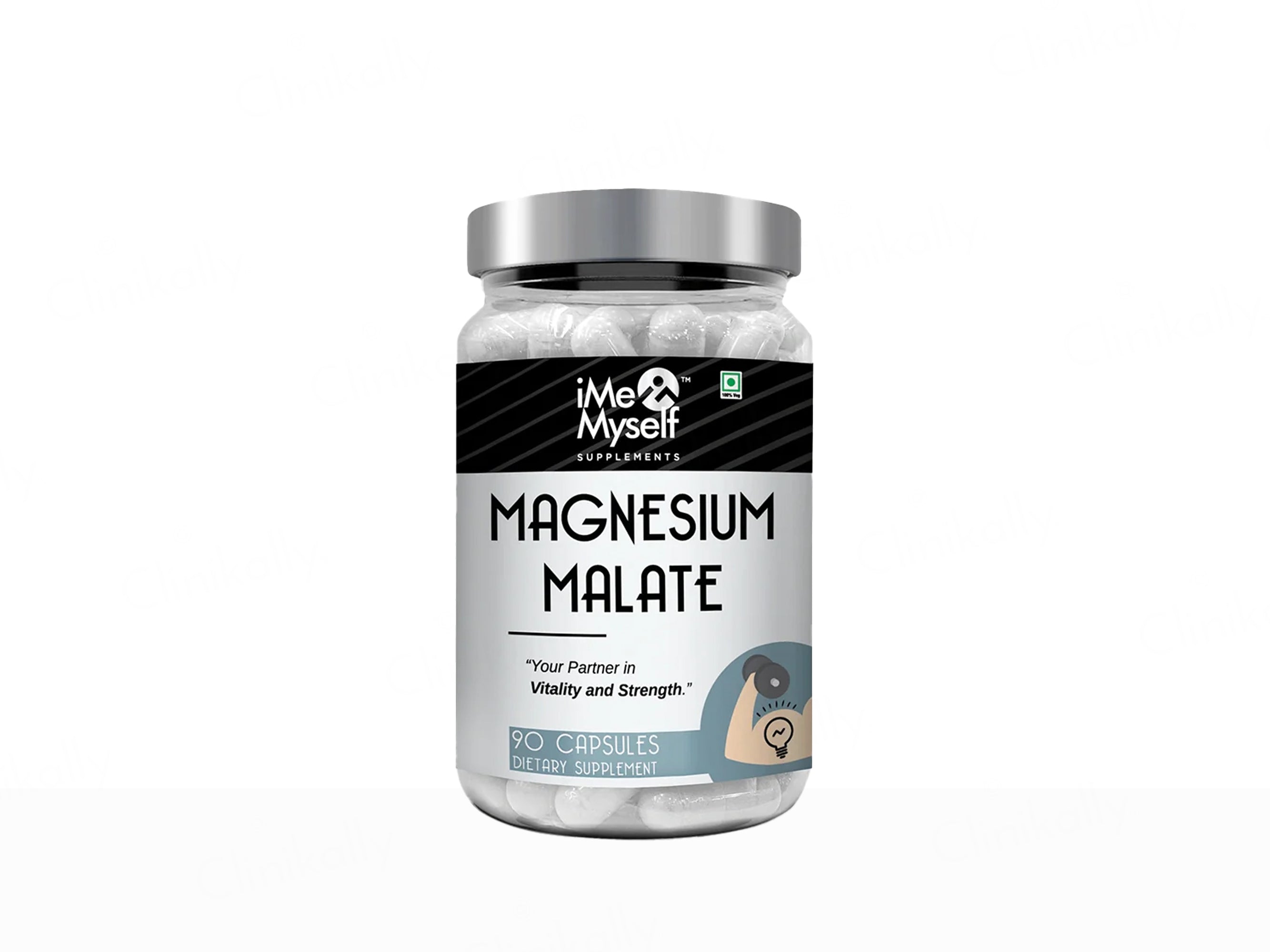 iMeMyself Magnesium Malate Dietary Supplement Vegetarian Capsule