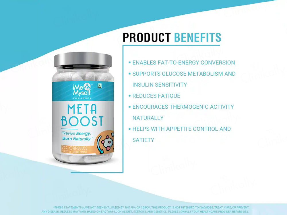 iMeMyself Meta Boost Dietary Supplement Vegetarian Capsule