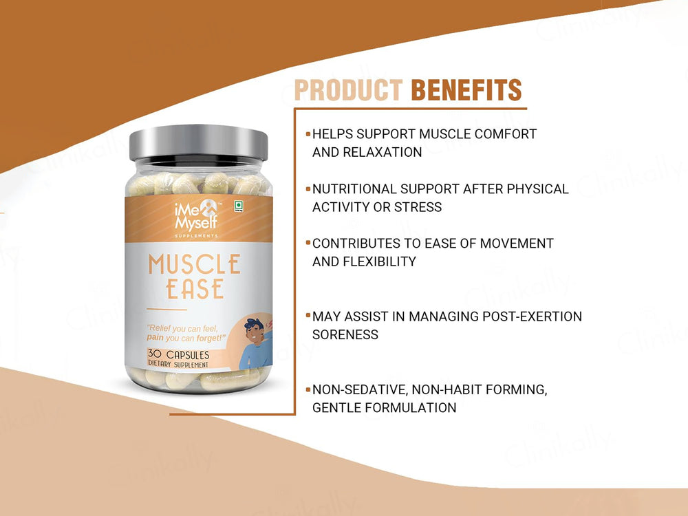 iMeMyself Muscle Ease Dietary Supplement Vegetarian Capsule