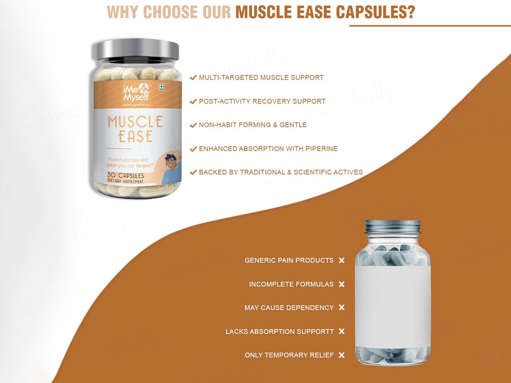iMeMyself Muscle Ease Dietary Supplement Vegetarian Capsule
