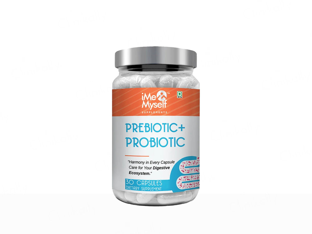 iMeMyself Prebiotic + Probiotic Dietary Supplement Vegetarian Capsule