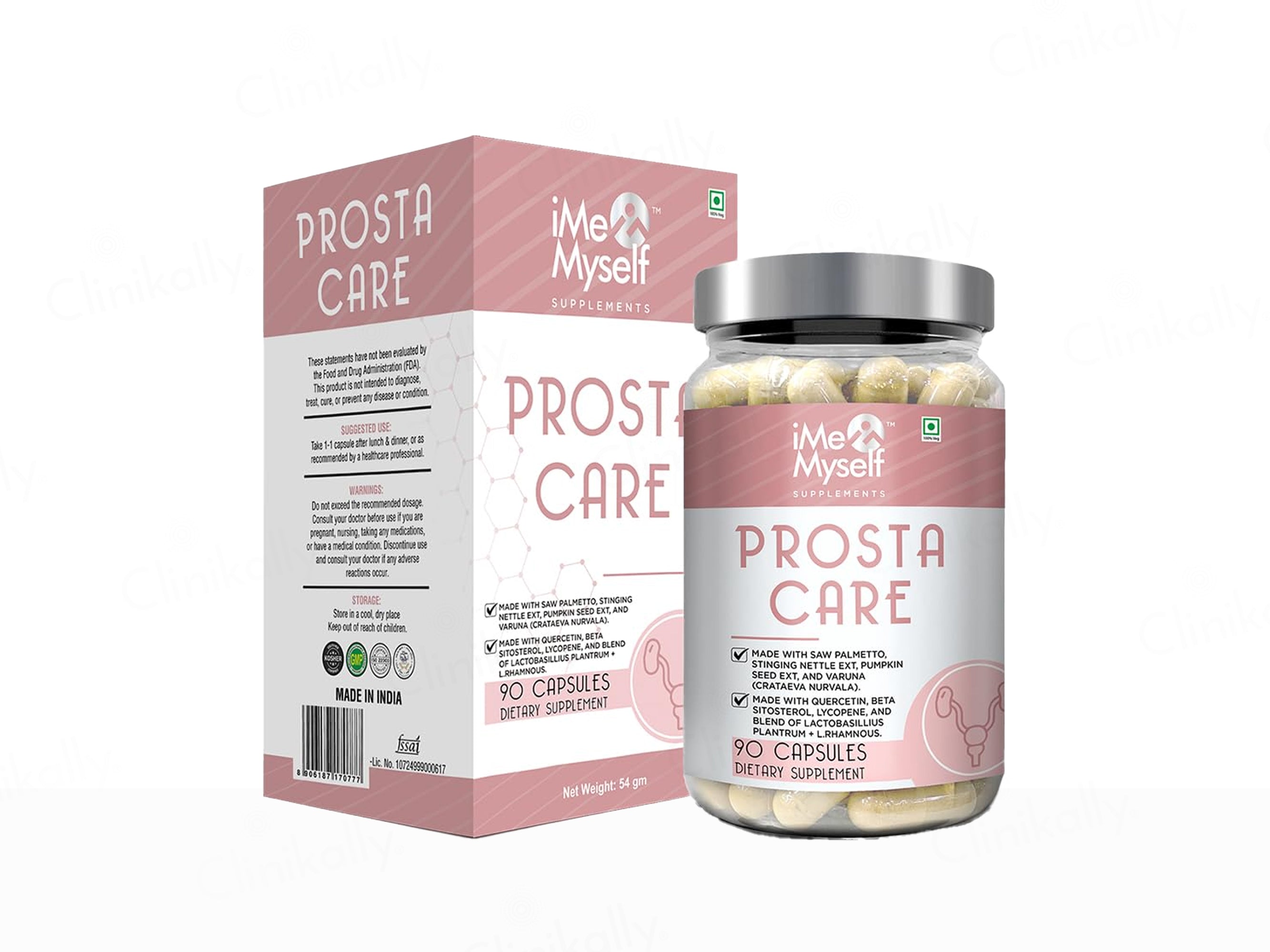 iMeMyself Prosta Care Dietary Supplement Vegetarian Capsule