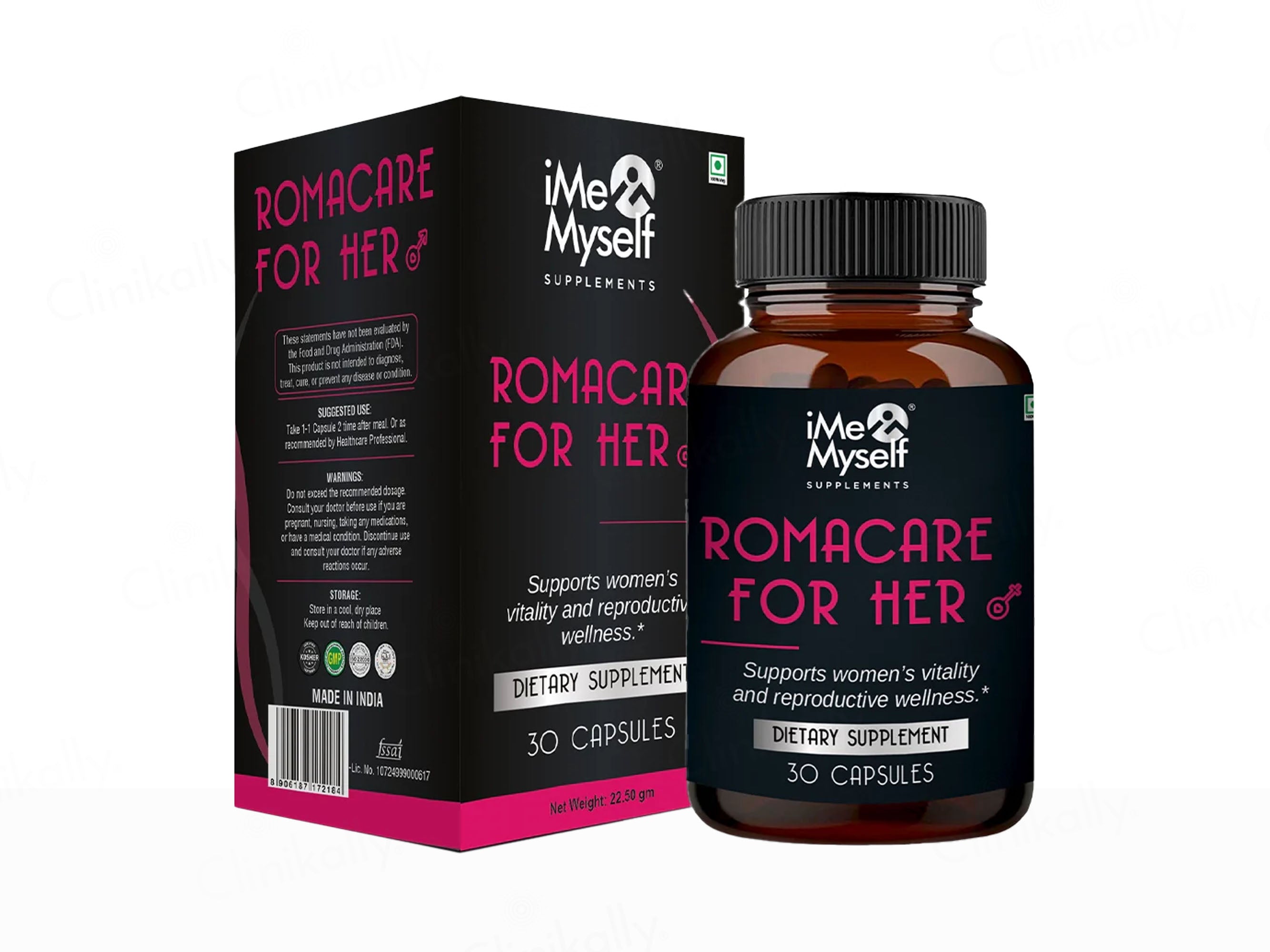 iMeMyself Romacare For Her Dietary Supplement Vegetarian Capsule