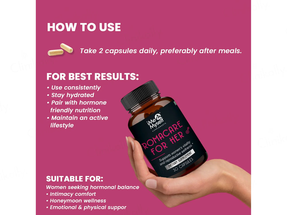 iMeMyself Romacare For Her Dietary Supplement Vegetarian Capsule