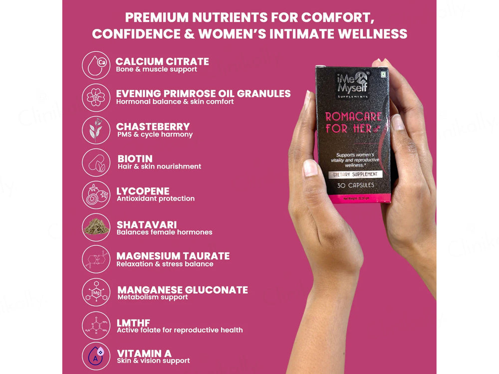 iMeMyself Romacare For Her Dietary Supplement Vegetarian Capsule