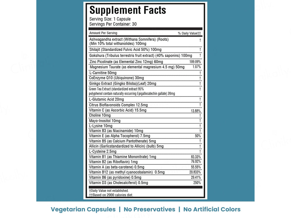 iMeMyself Romacare For Him Dietary Supplement Vegetarian Capsule