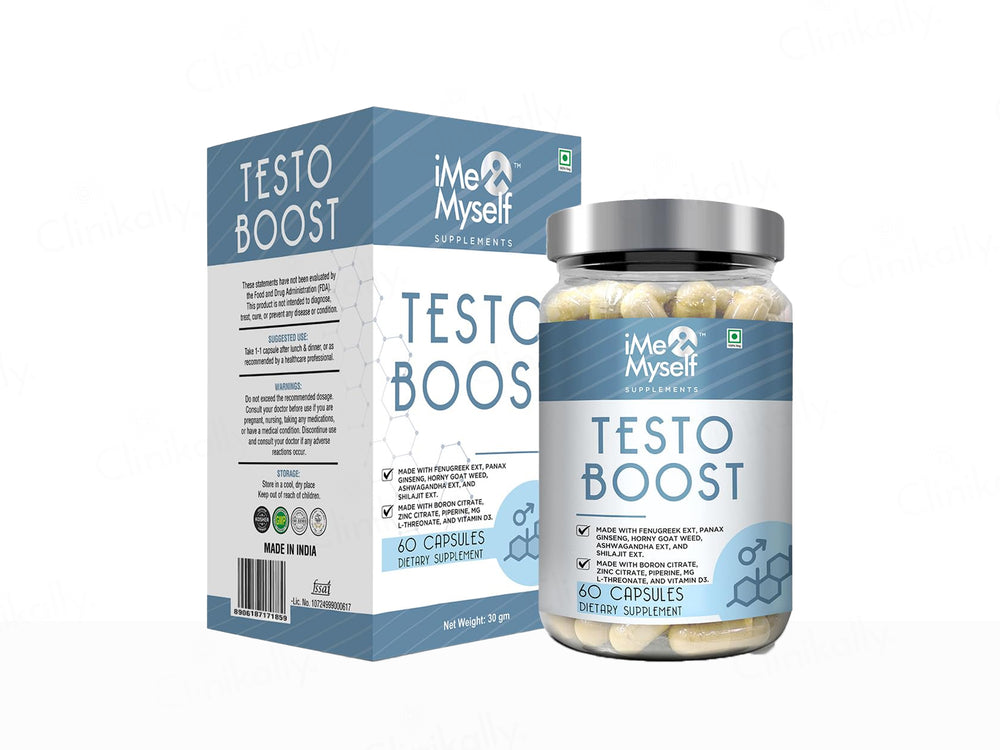 iMeMyself Testo Boost Dietary Supplement Vegetarian Capsule