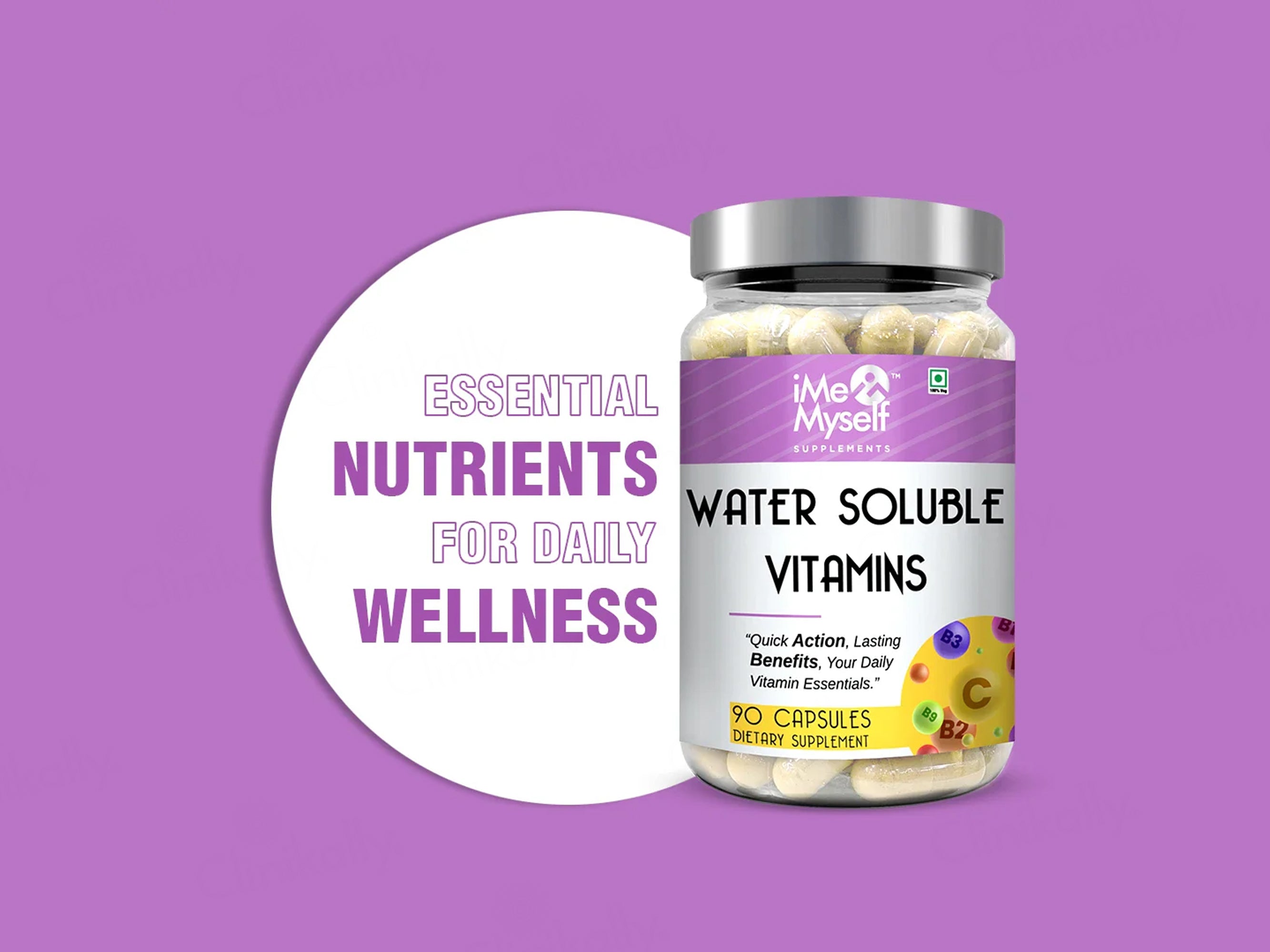 iMeMyself Water Soluble Vitamins Dietary Supplement Vegetarian Capsule