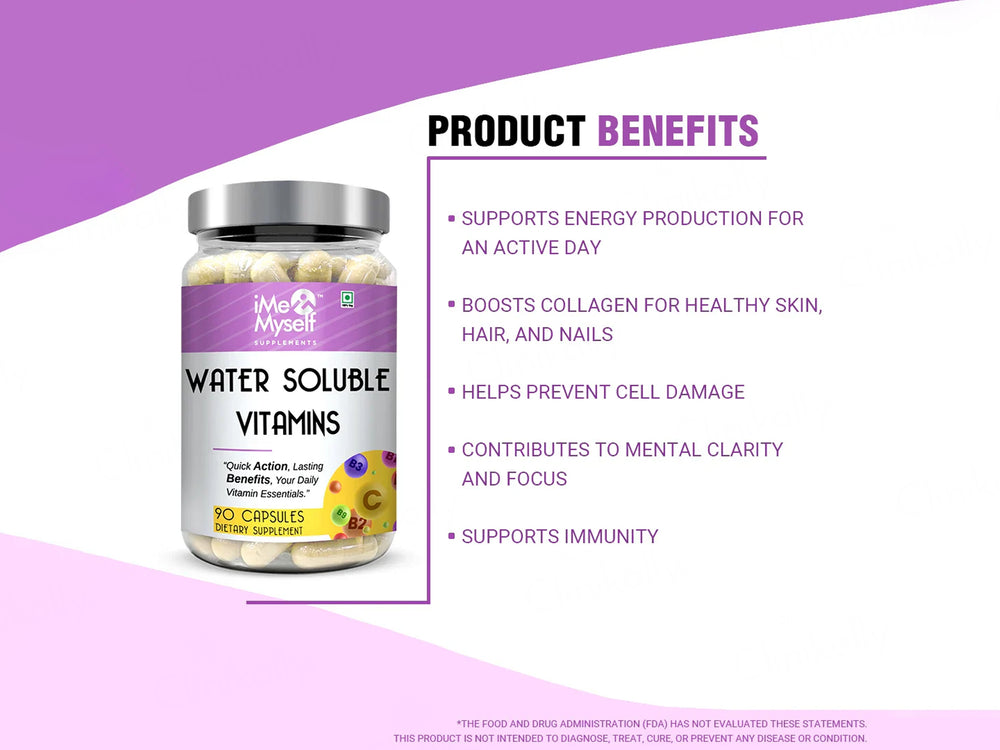 iMeMyself Water Soluble Vitamins Dietary Supplement Vegetarian Capsule