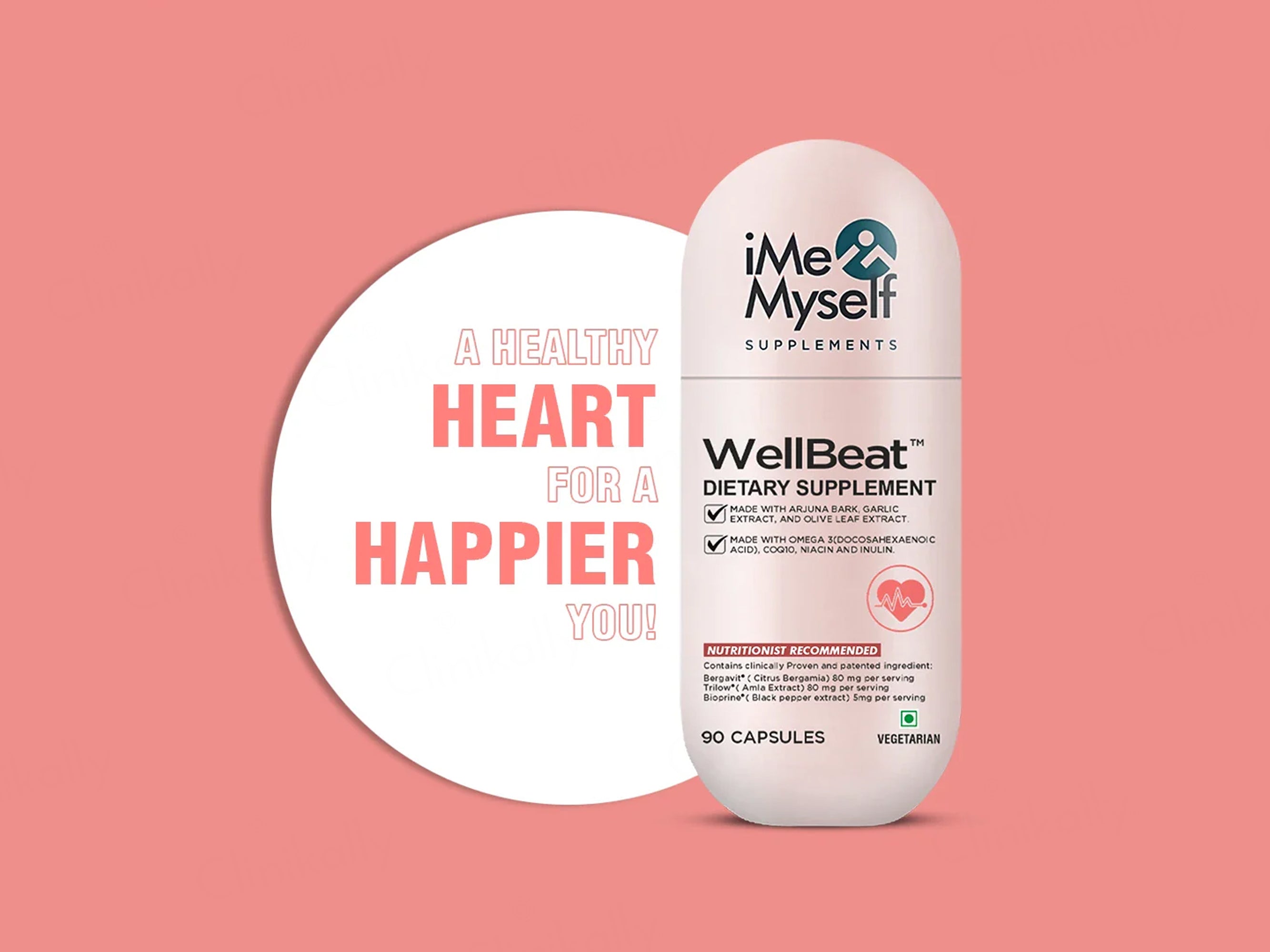 iMeMyself Well Beat Dietary Supplement Vegetarian Capsule
